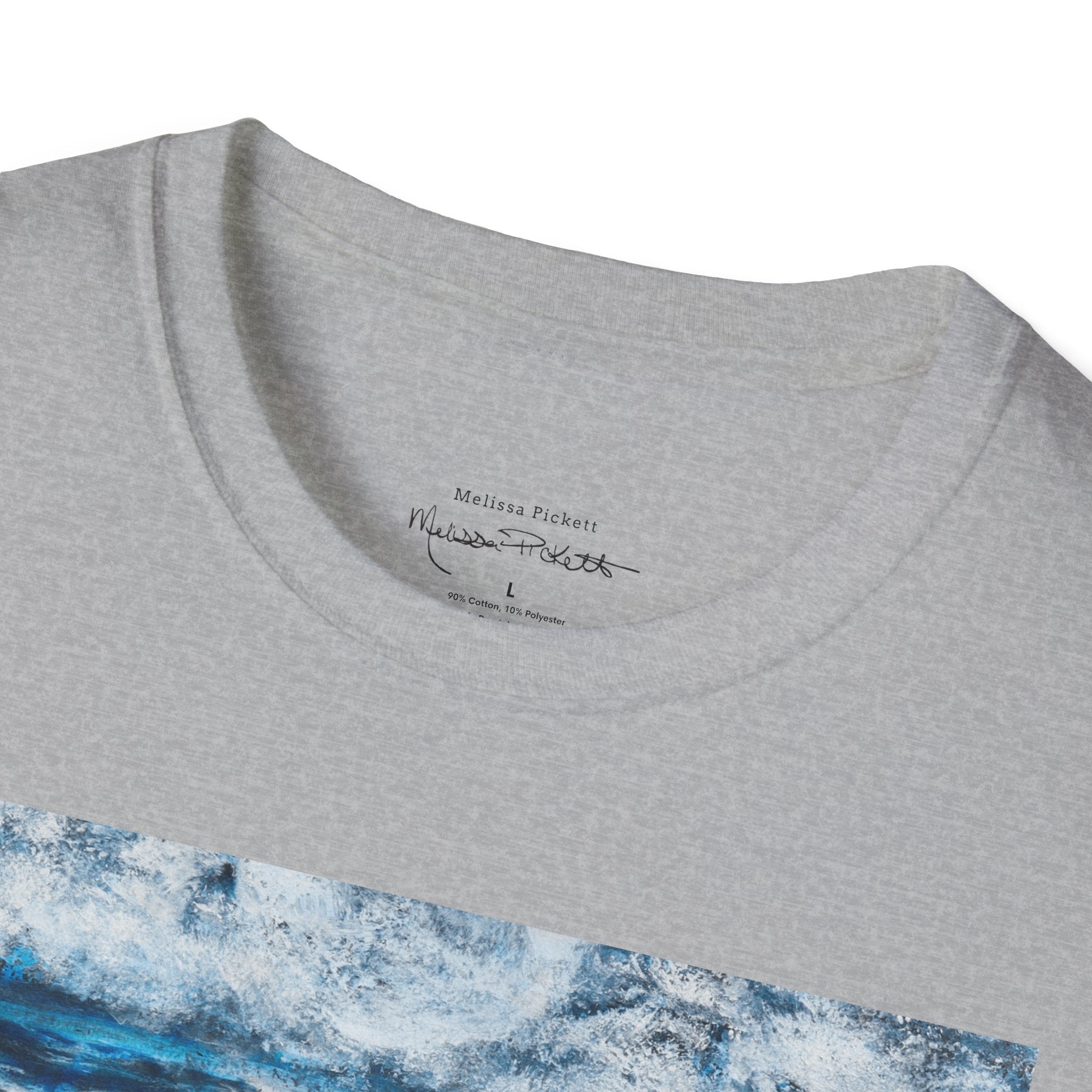 Moonlit Woman & Wolf | Unisex Softstyle T-Shirt