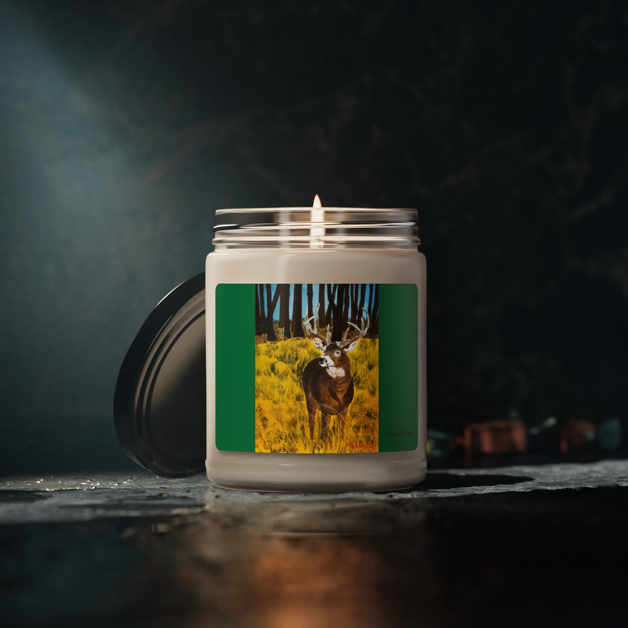 Deer in Clearing | Scented Soy Candle, 9oz