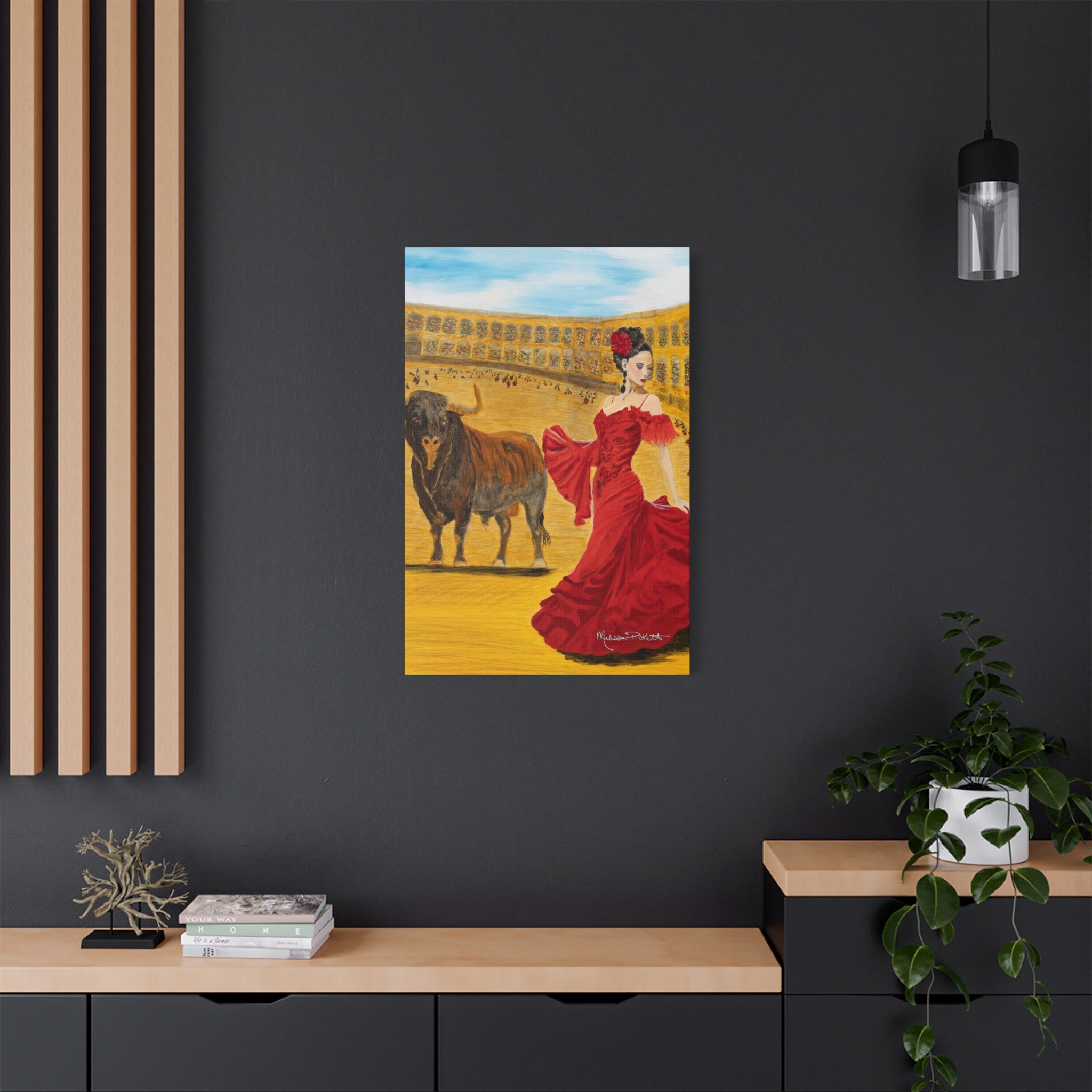 Olé Dance | Satin Canvas, Stretched