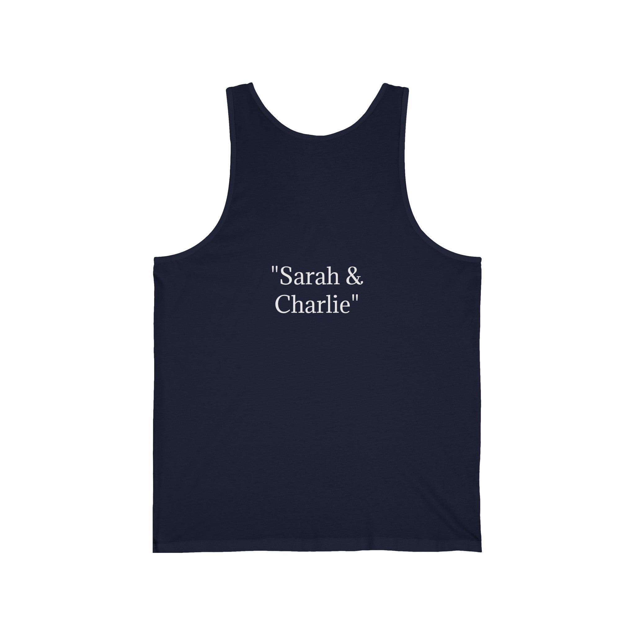 Sarah & Charlie | Unisex Jersey Tank