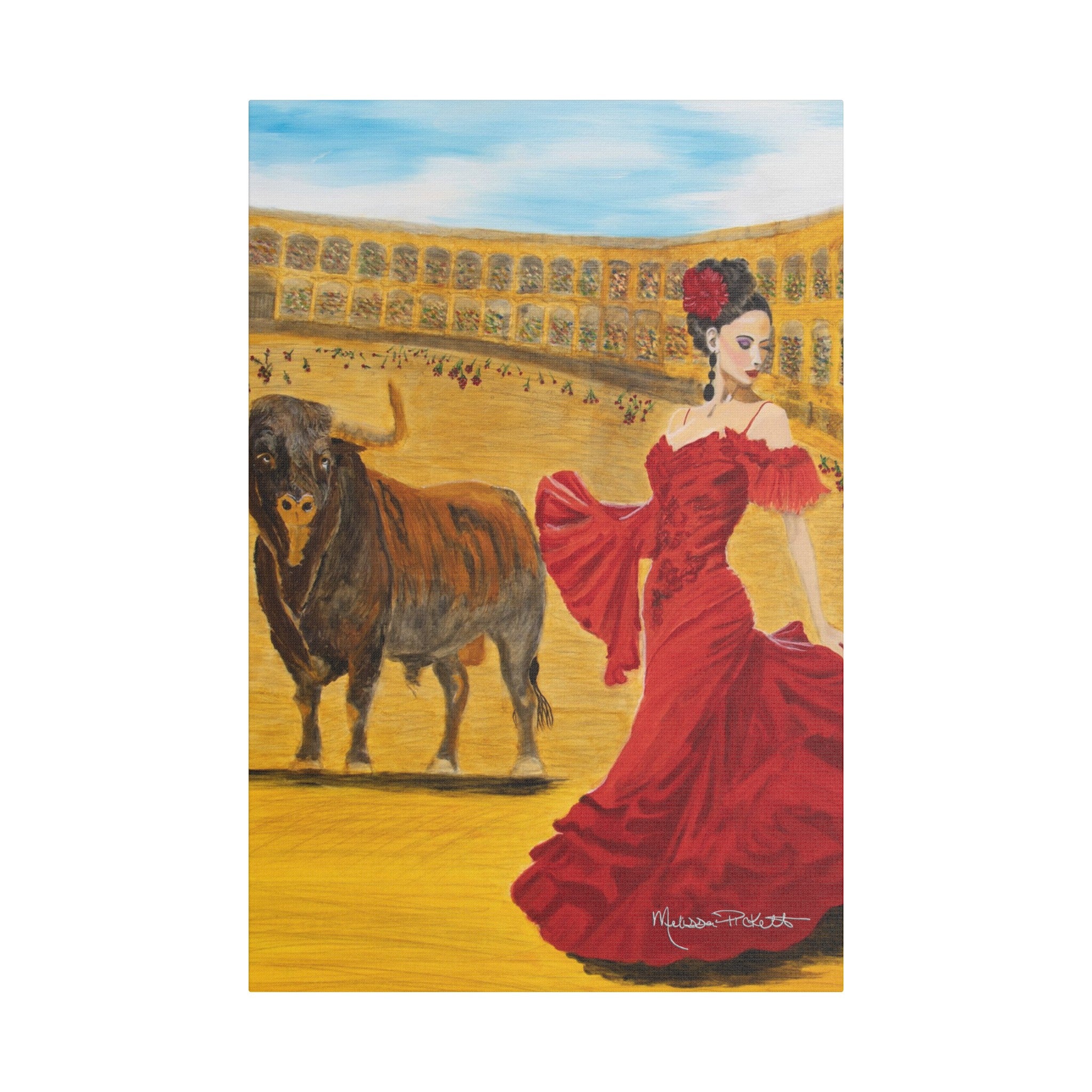 Olé Dance | Satin Canvas, Stretched