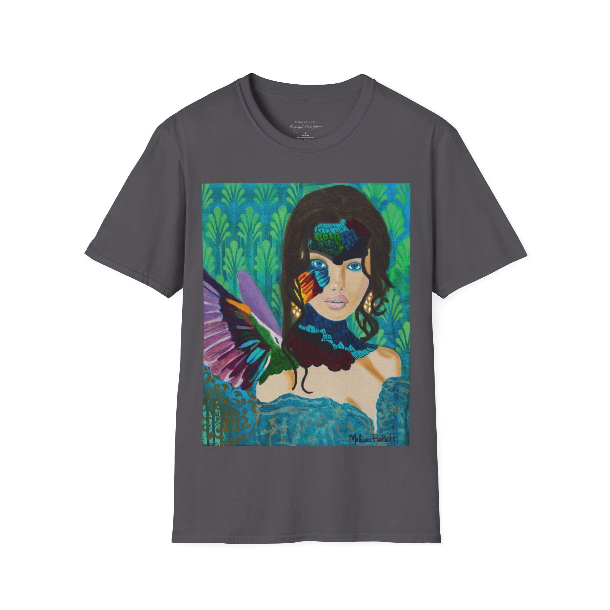 Hummingbird Lady | Unisex Softstyle T-Shirt