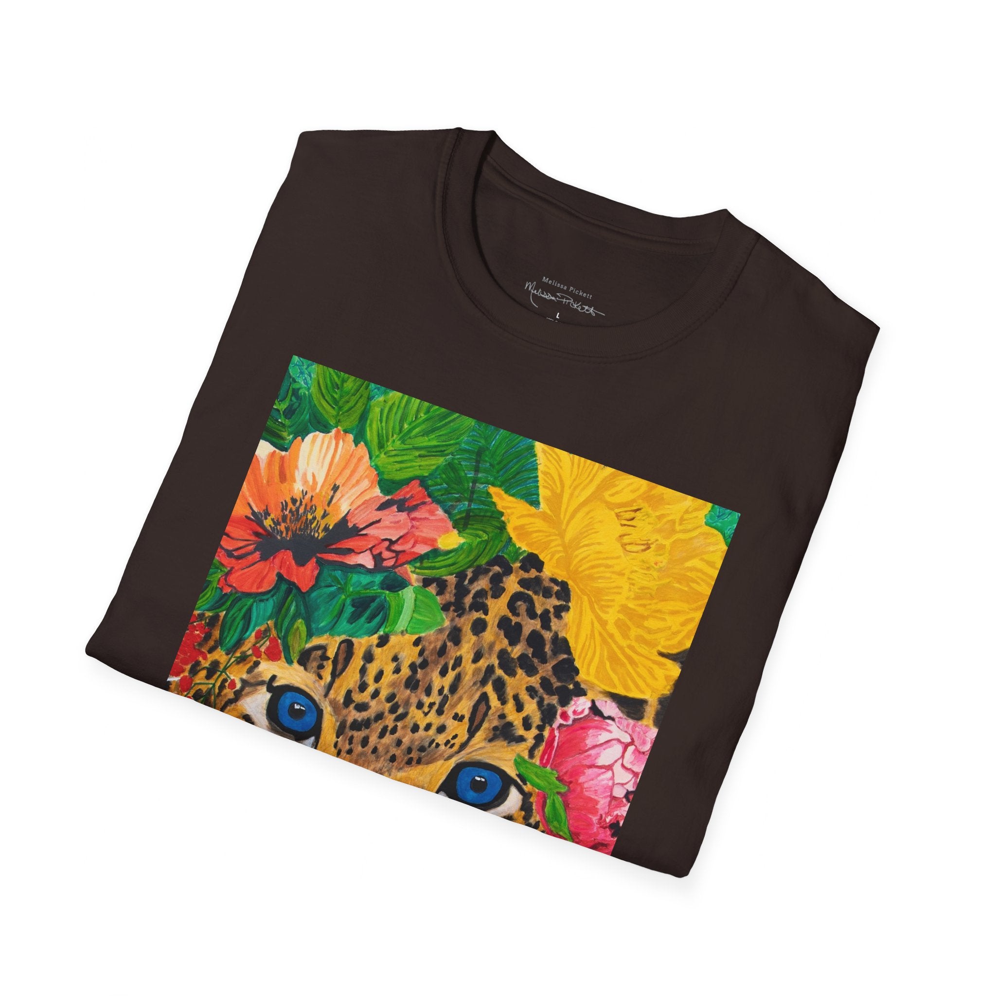 Jaguar & Flowers | Unisex Softstyle T-Shirt