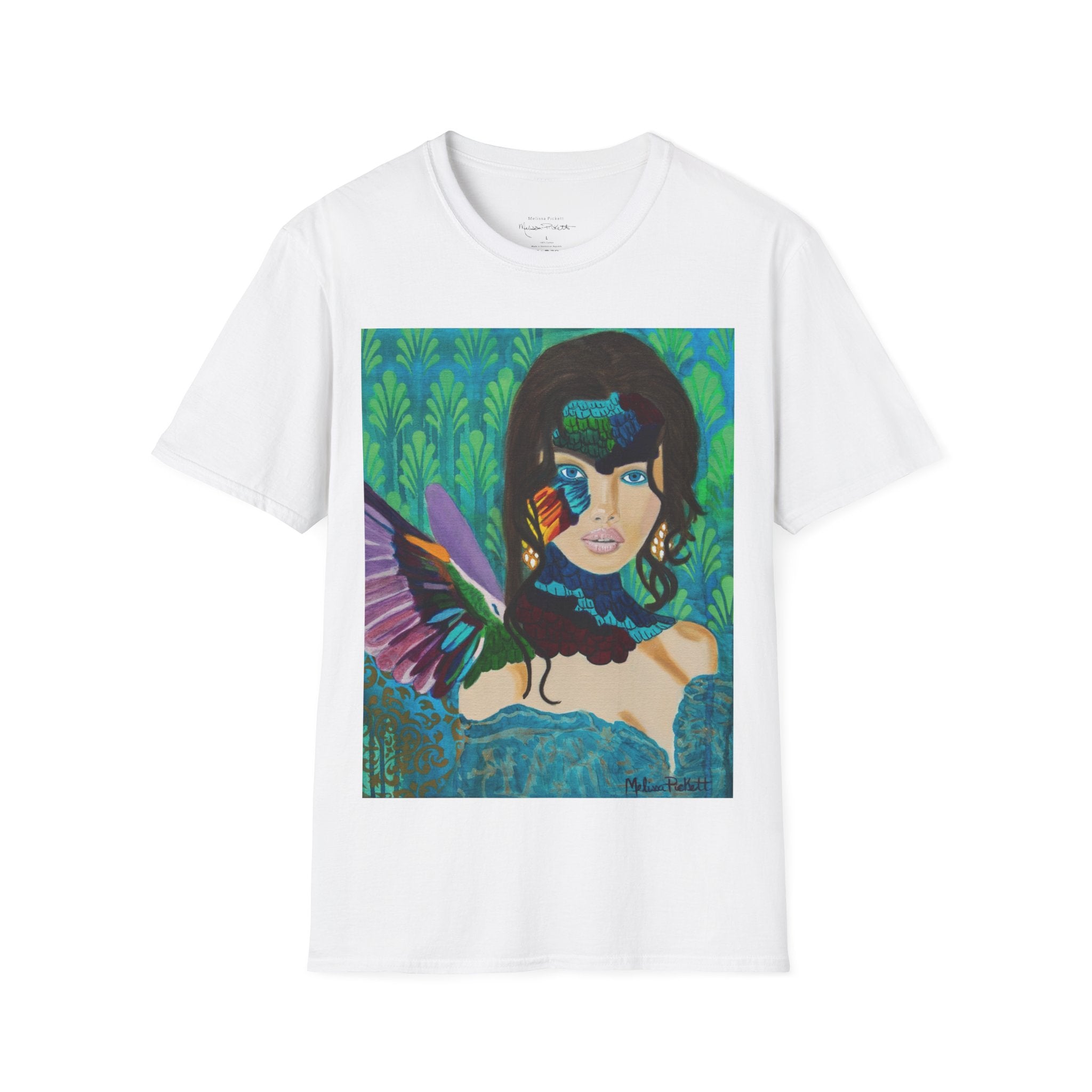 Hummingbird Lady | Unisex Softstyle T-Shirt