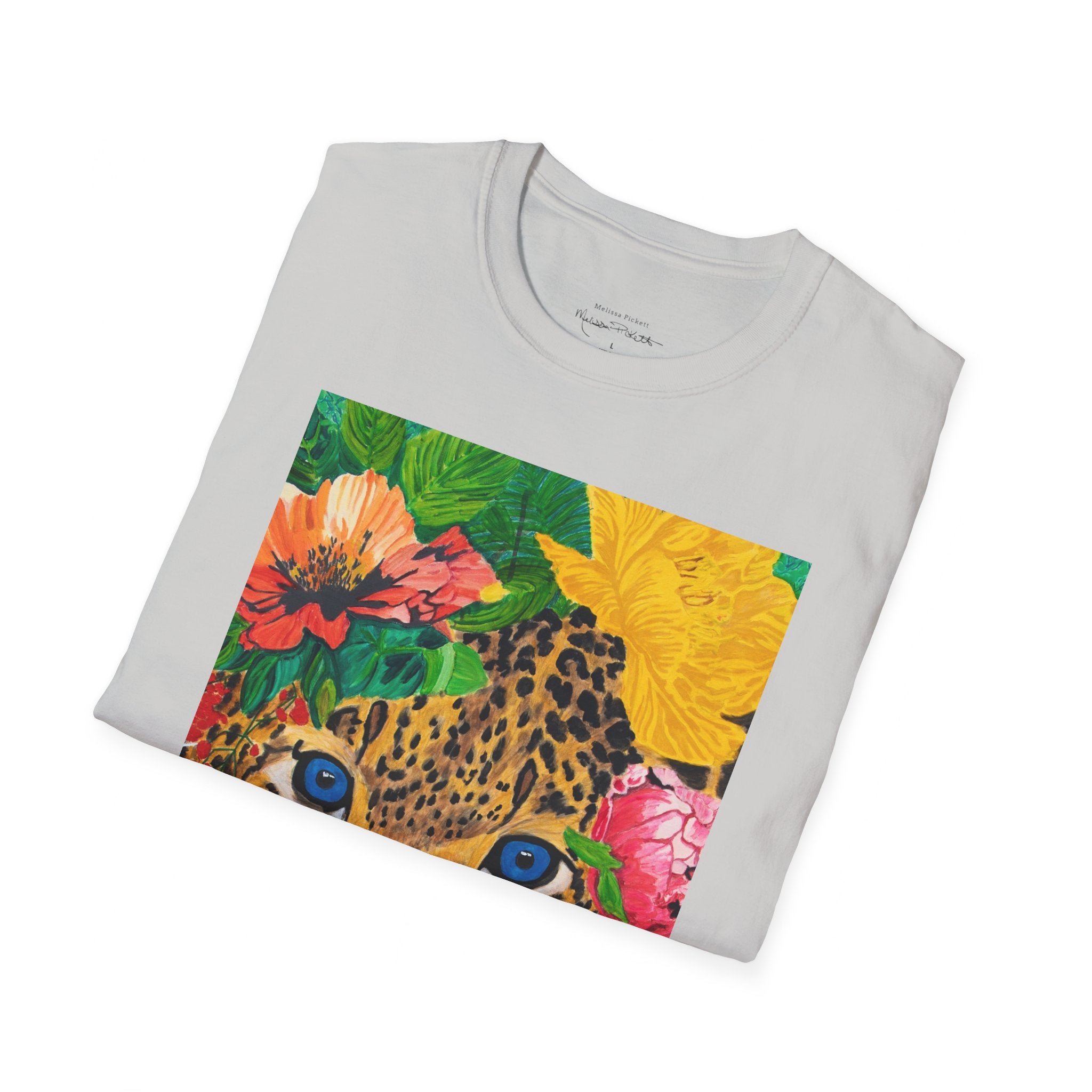 Jaguar & Flowers | Unisex Softstyle T-Shirt