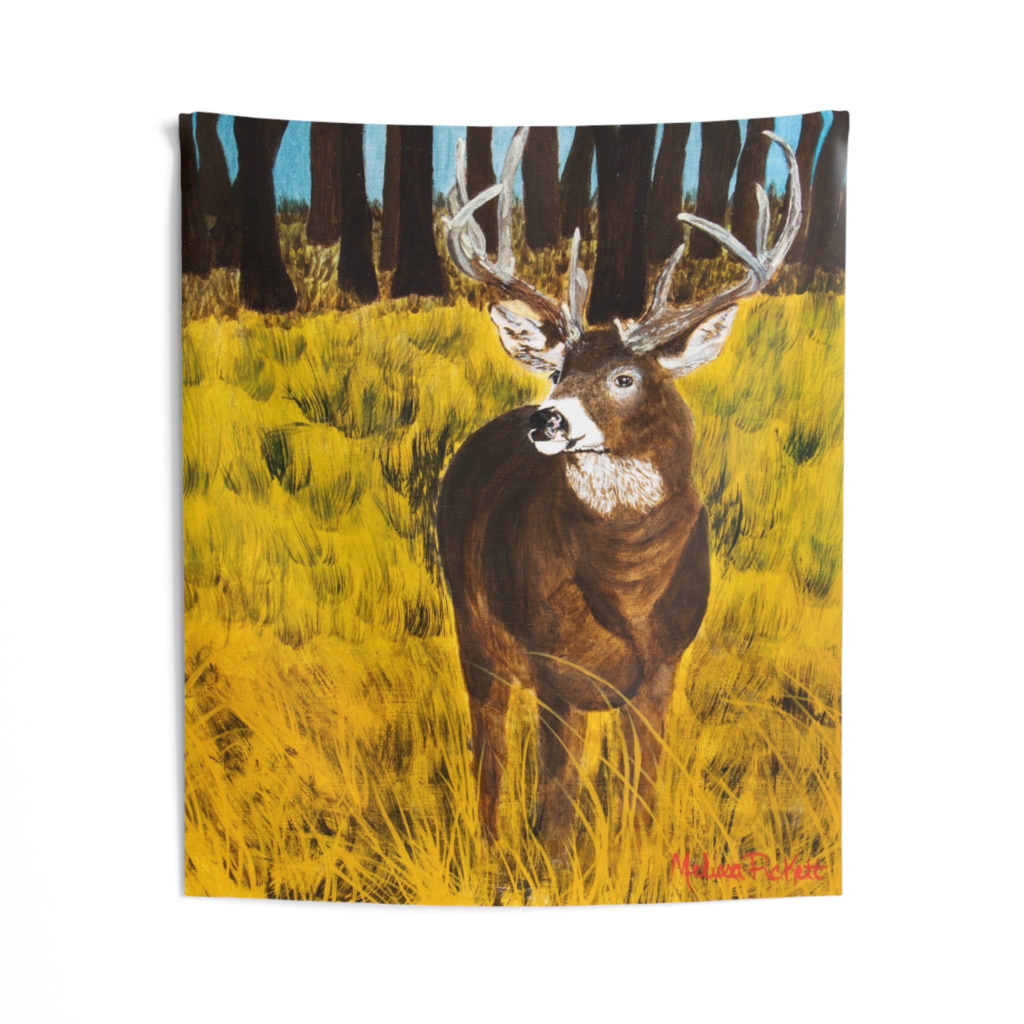 Deer in Clearing | Indoor Wall Tapestries