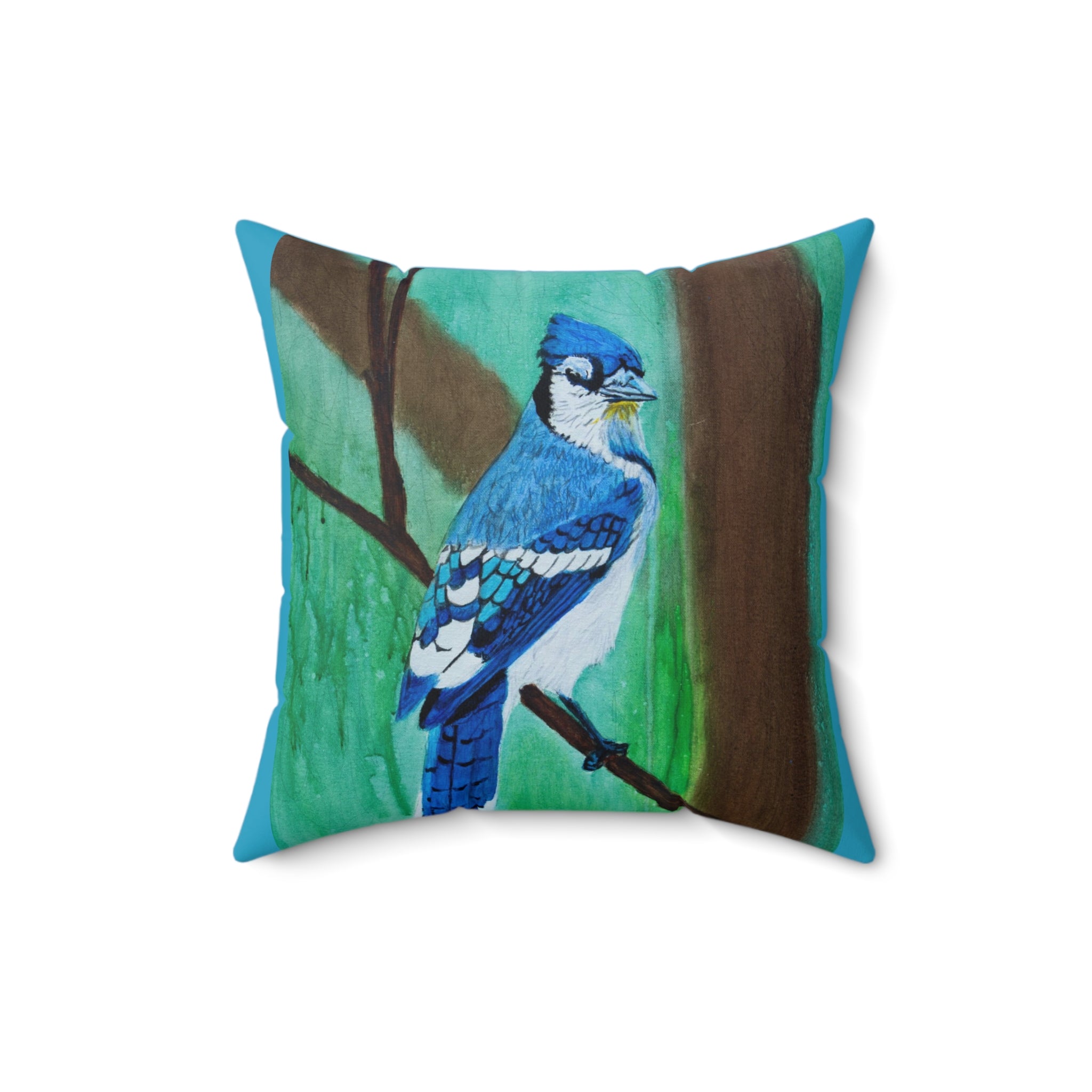 Bluejay | Spun Polyester Square Pillow