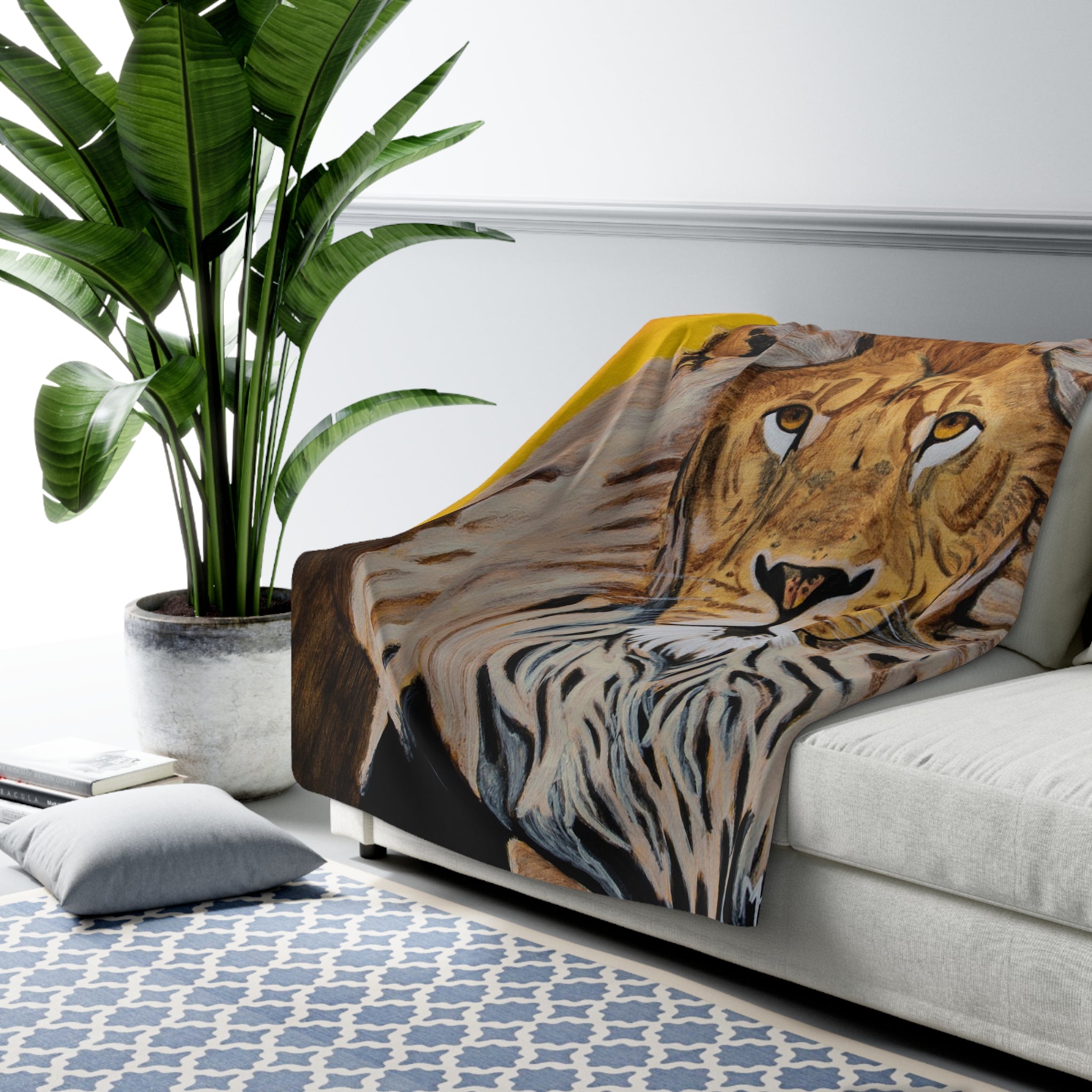 Lion | Sherpa Fleece Blanket