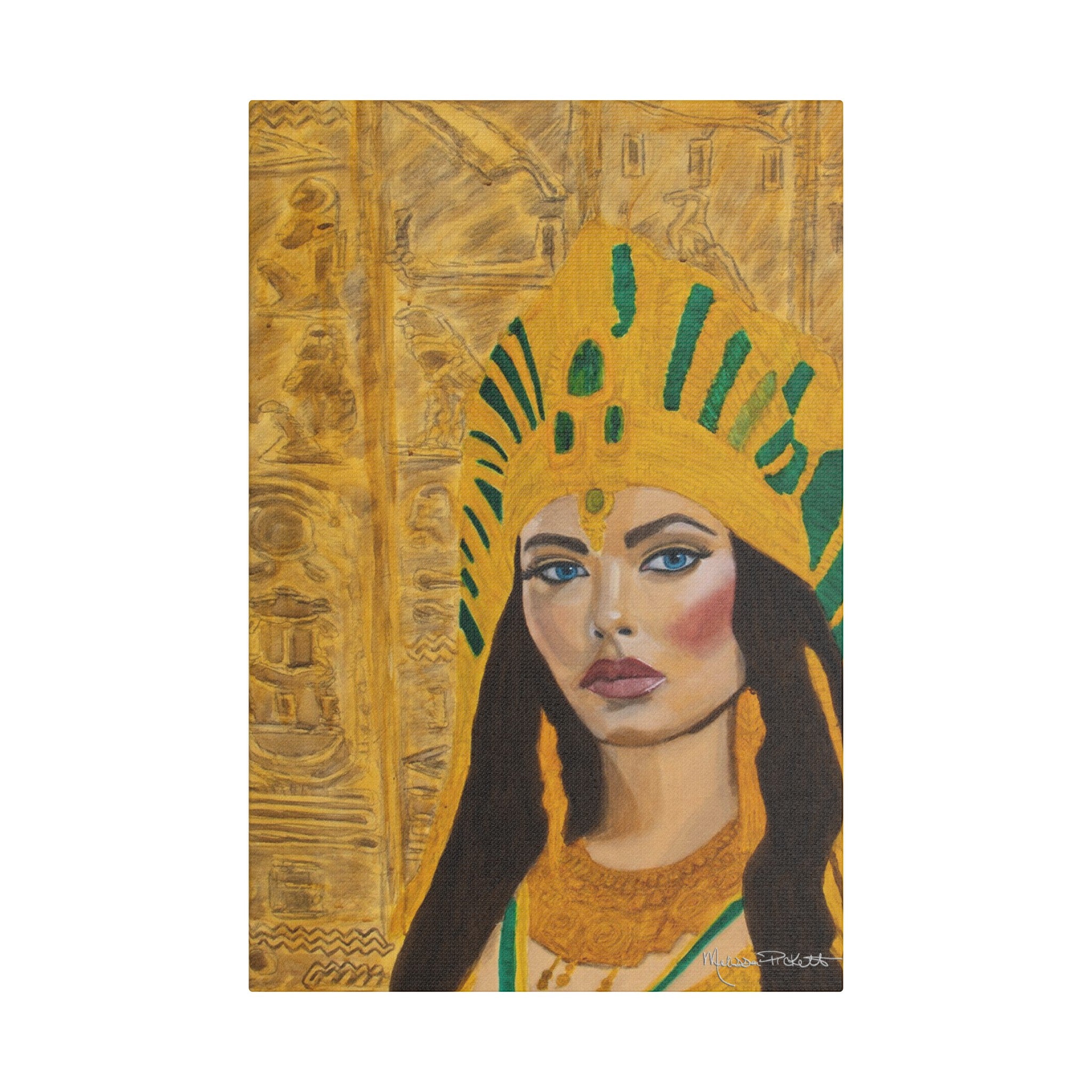 Cleopatra | Satin Canvas, Stretched