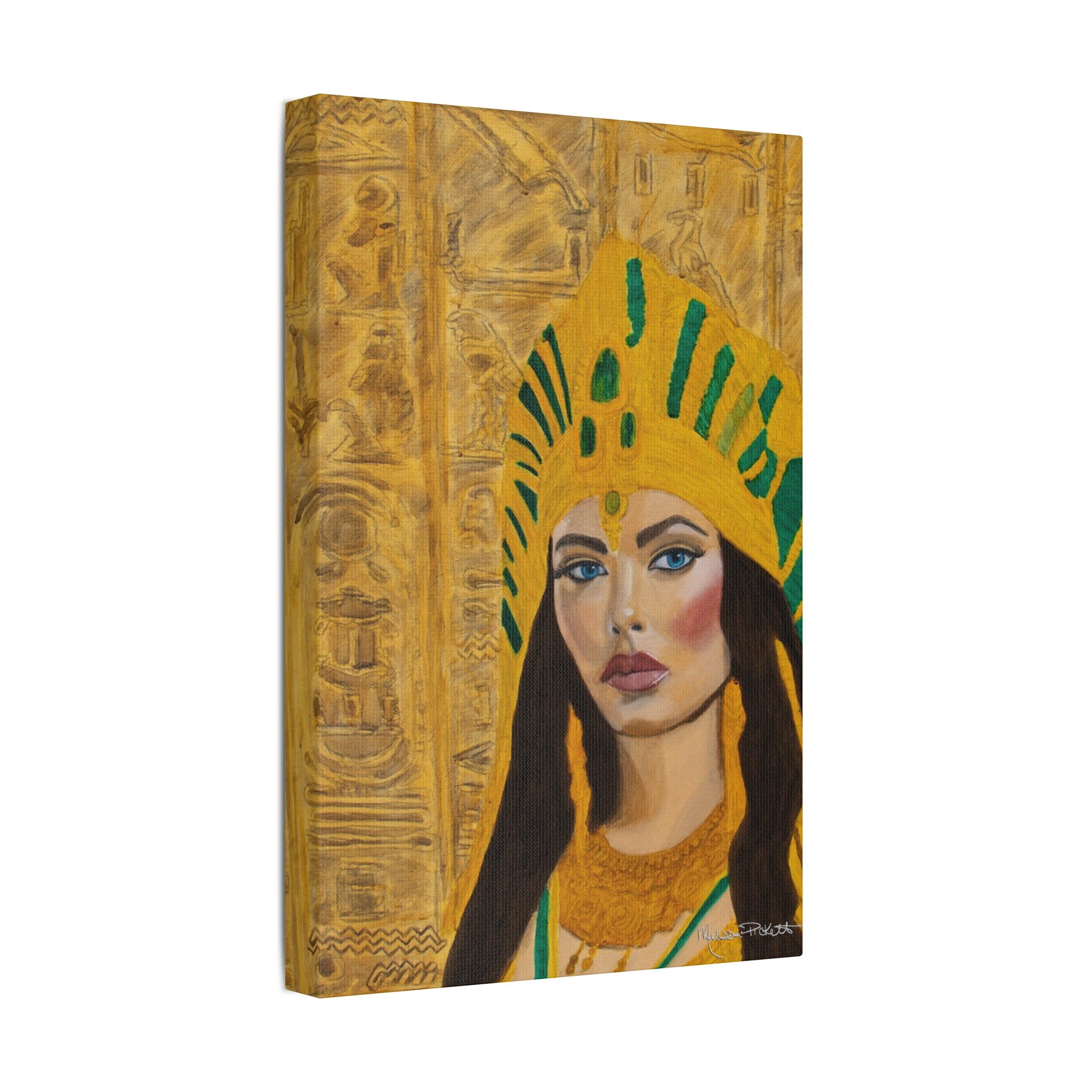 Cleopatra | Satin Canvas, Stretched