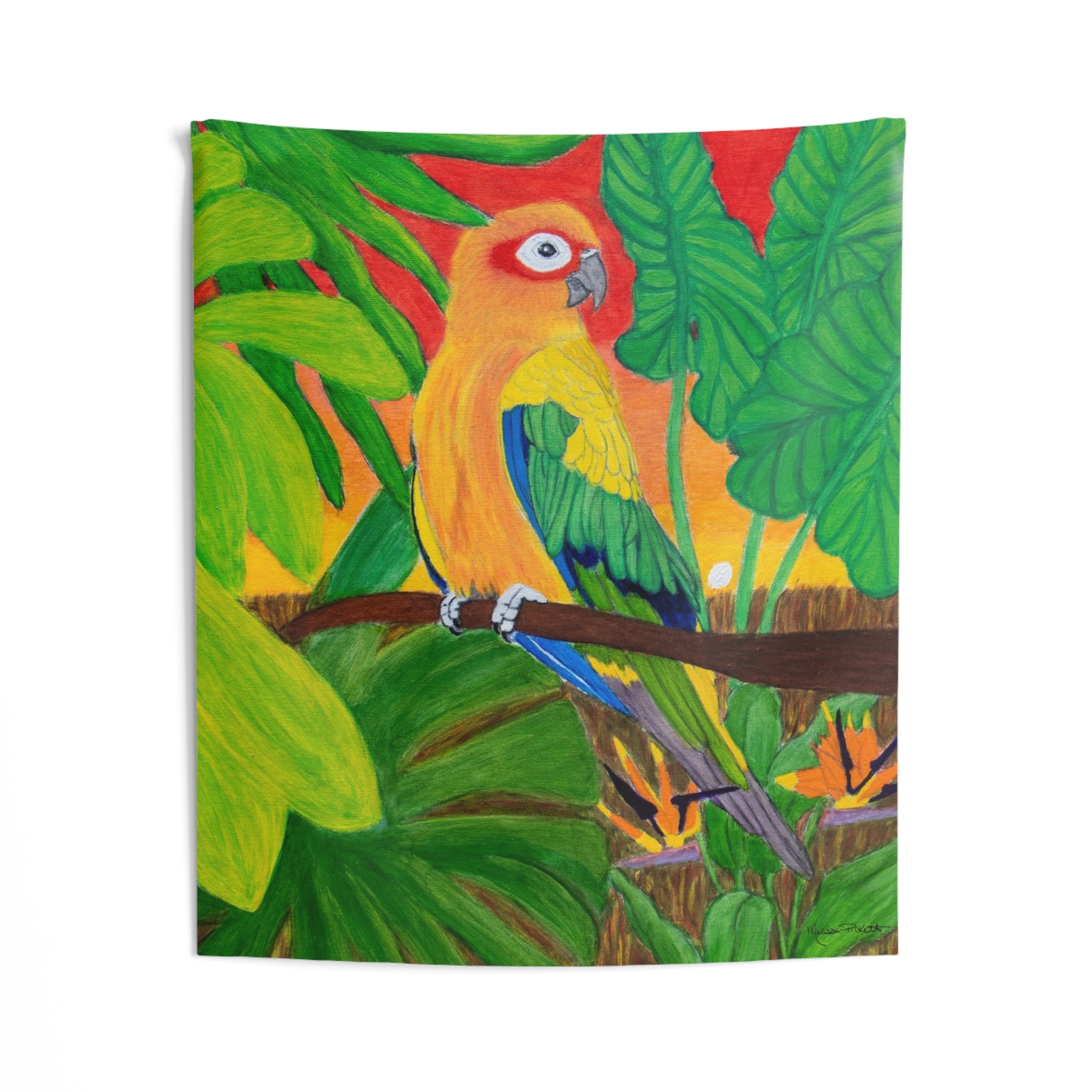 Sun Conure | Indoor Wall Tapestries