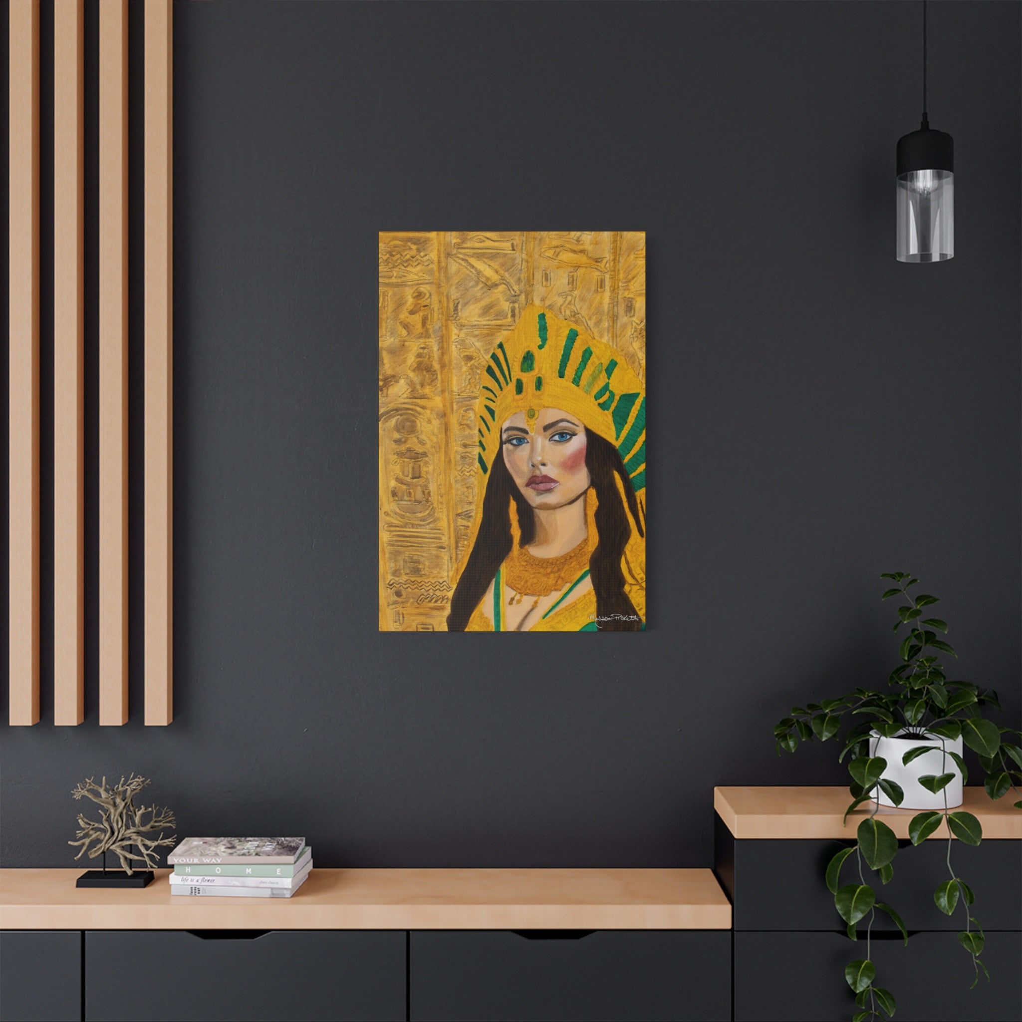 Cleopatra | Satin Canvas, Stretched