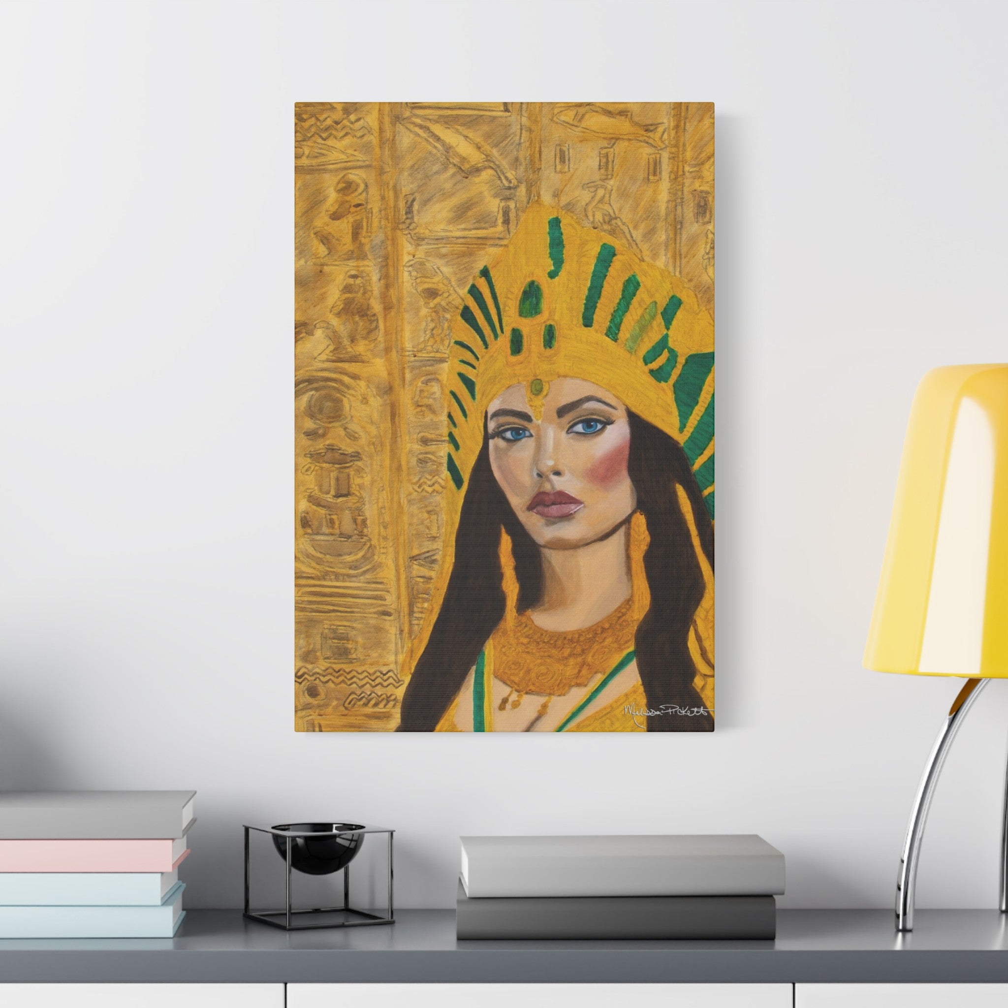 Cleopatra | Satin Canvas, Stretched