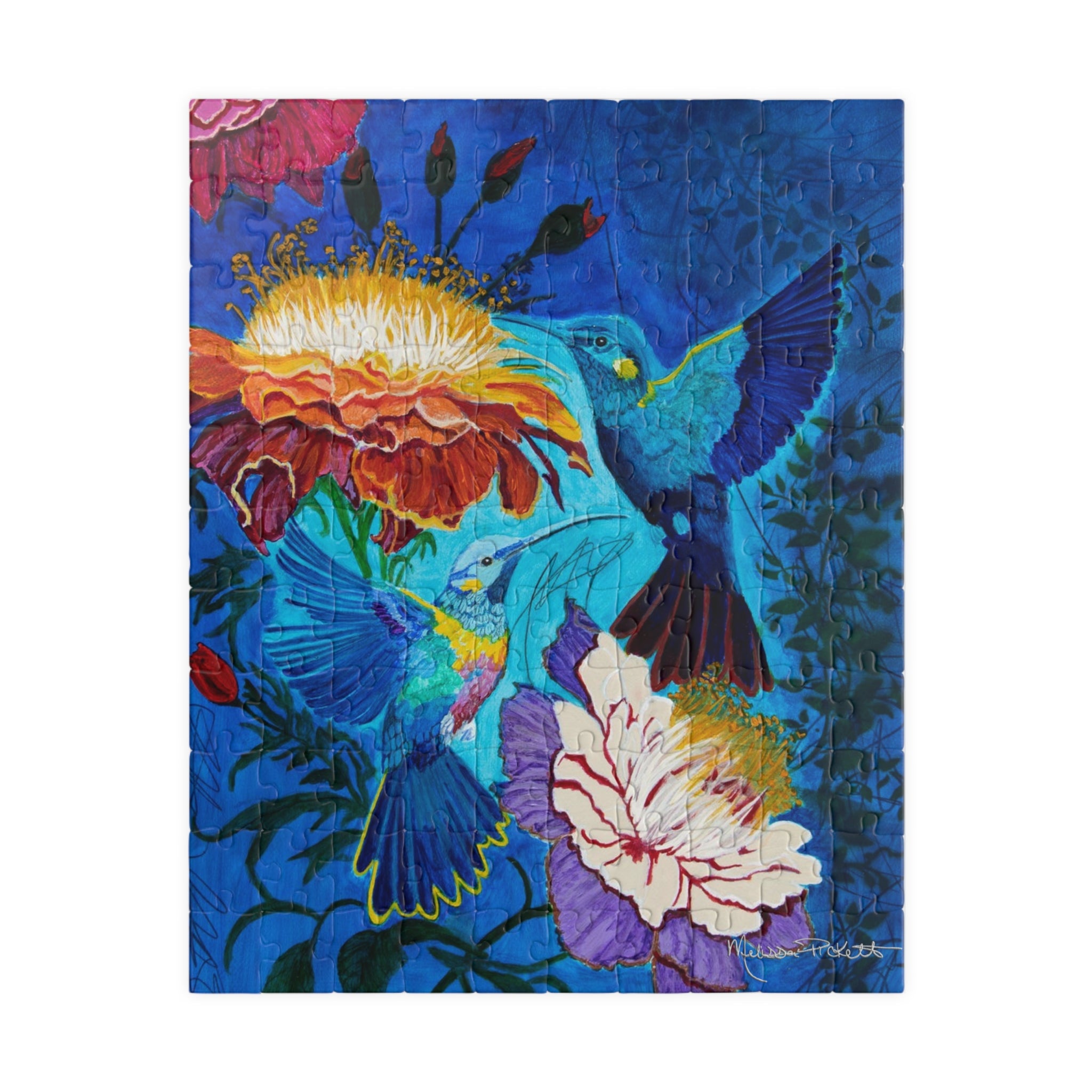 Pair of Hummingbirds | Puzzle (110, 252, 520, 1014-piece)