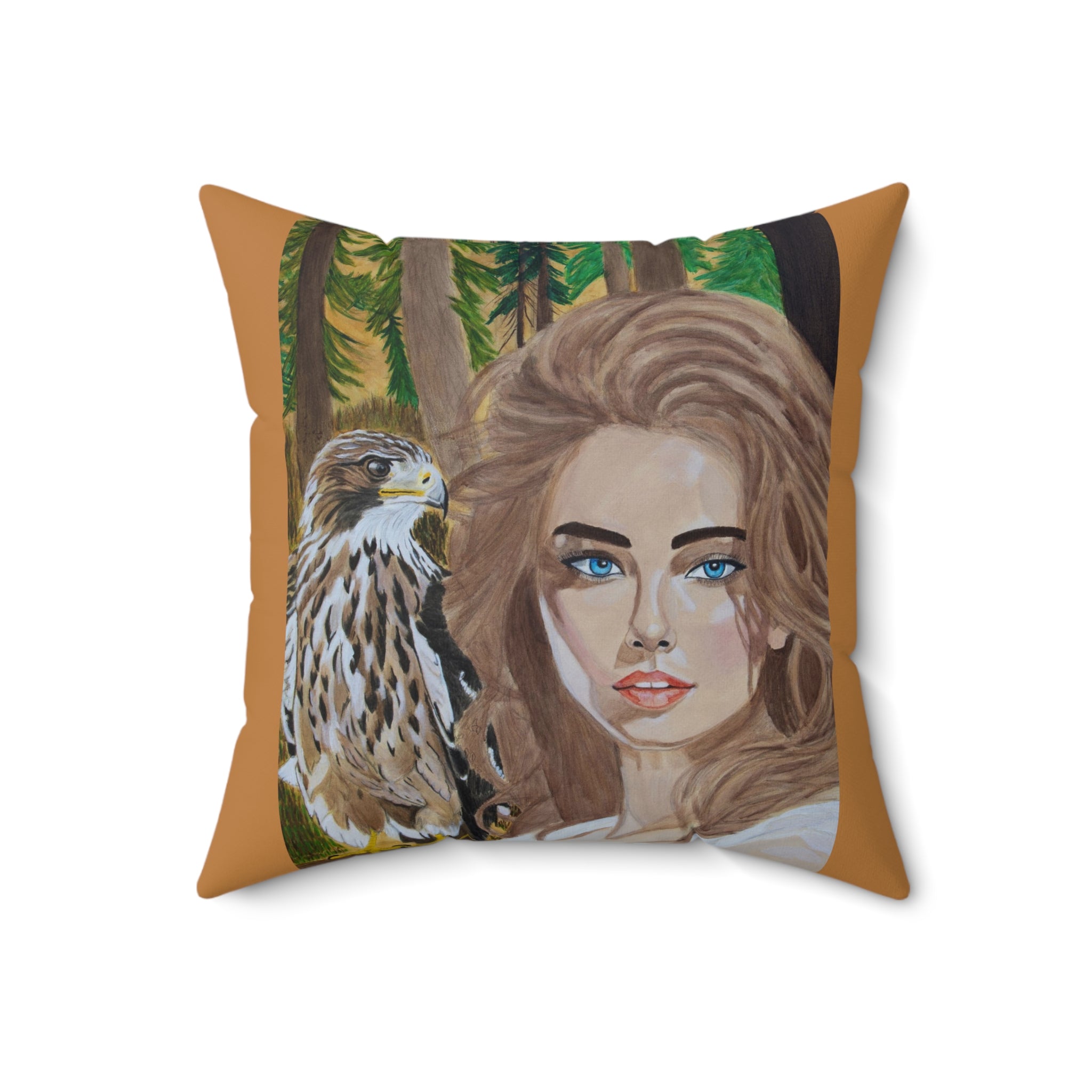 Sarah & Charlie | Spun Polyester Square Pillow