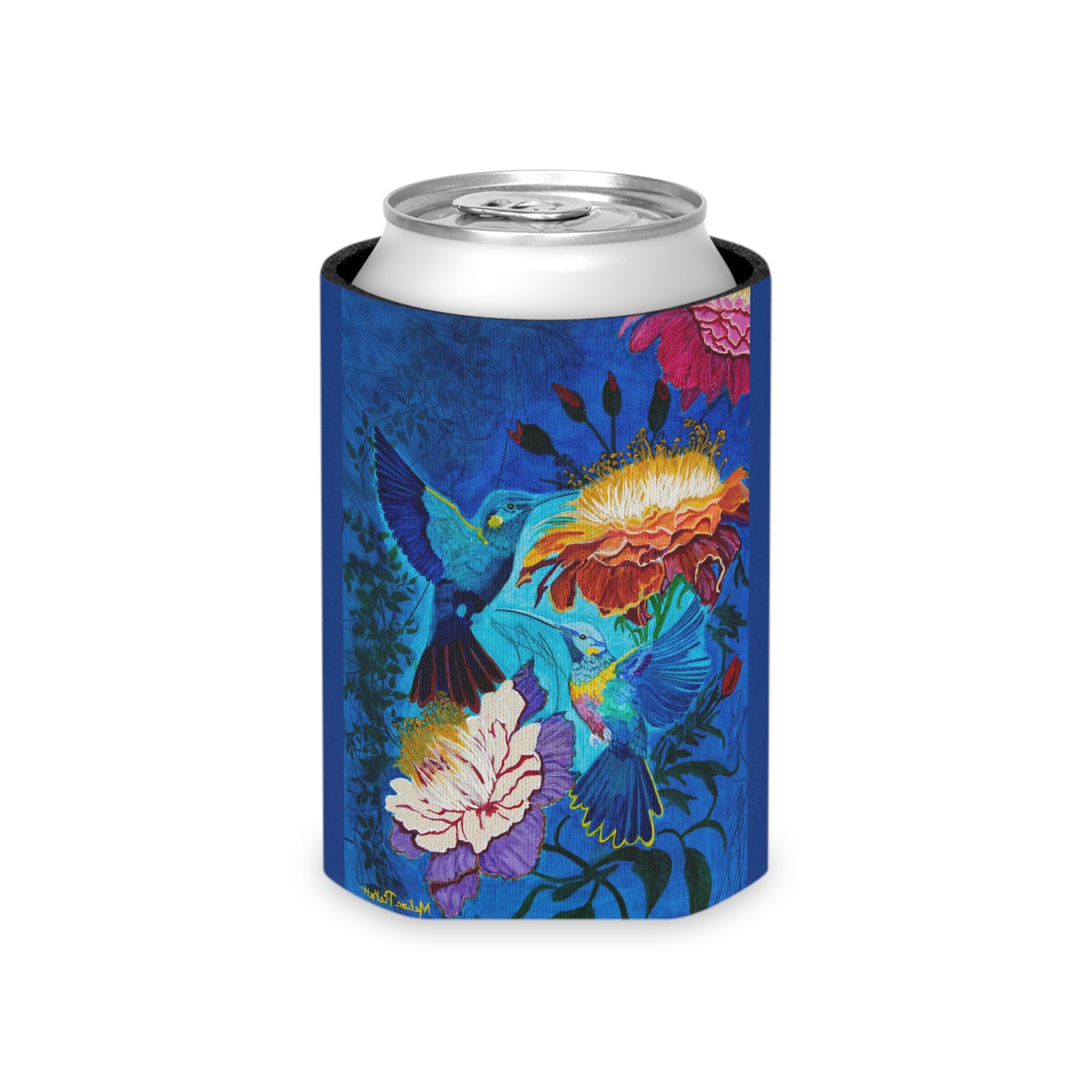 Pair of Hummingbirds | Can Cooler