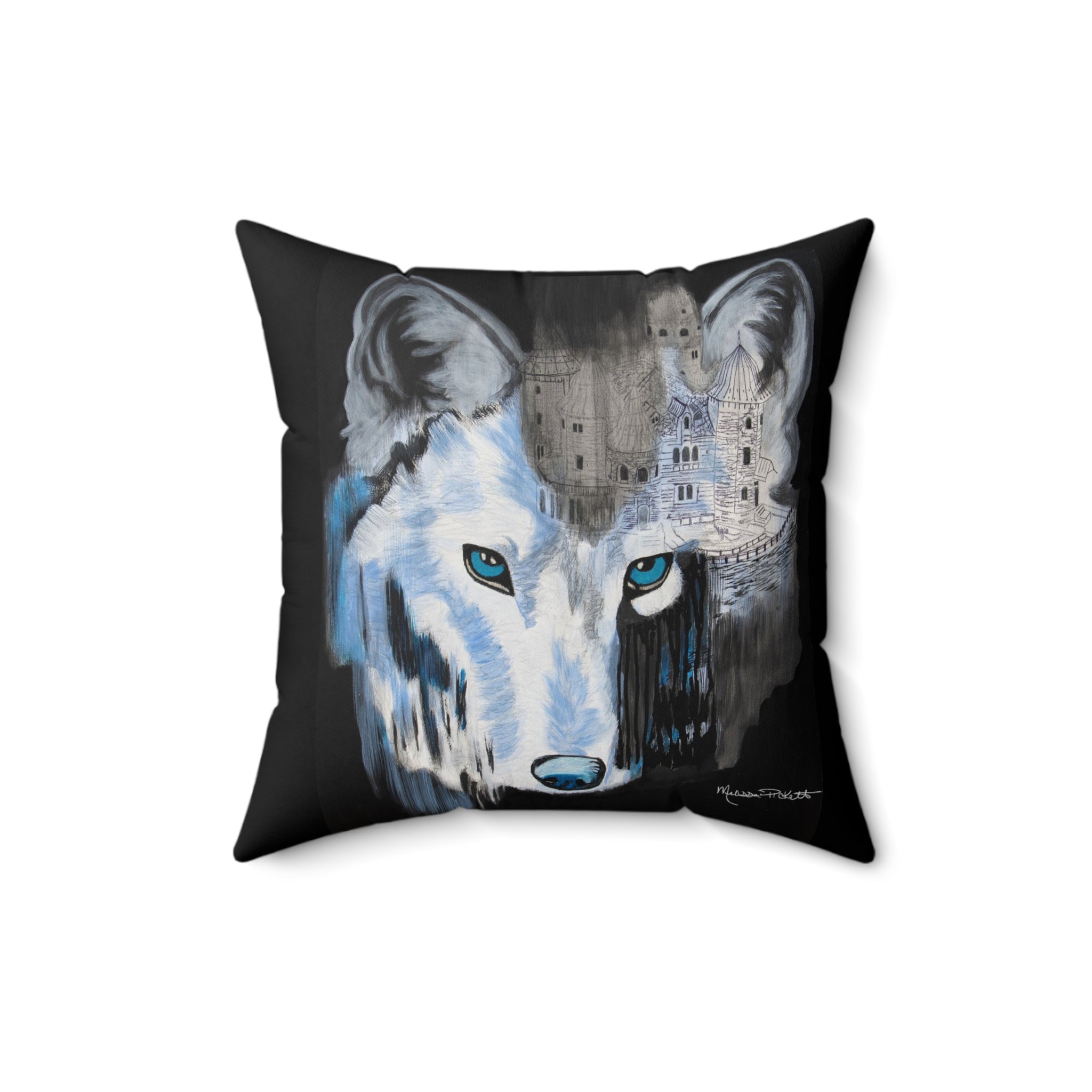 Wolftown | Spun Polyester Square Pillow