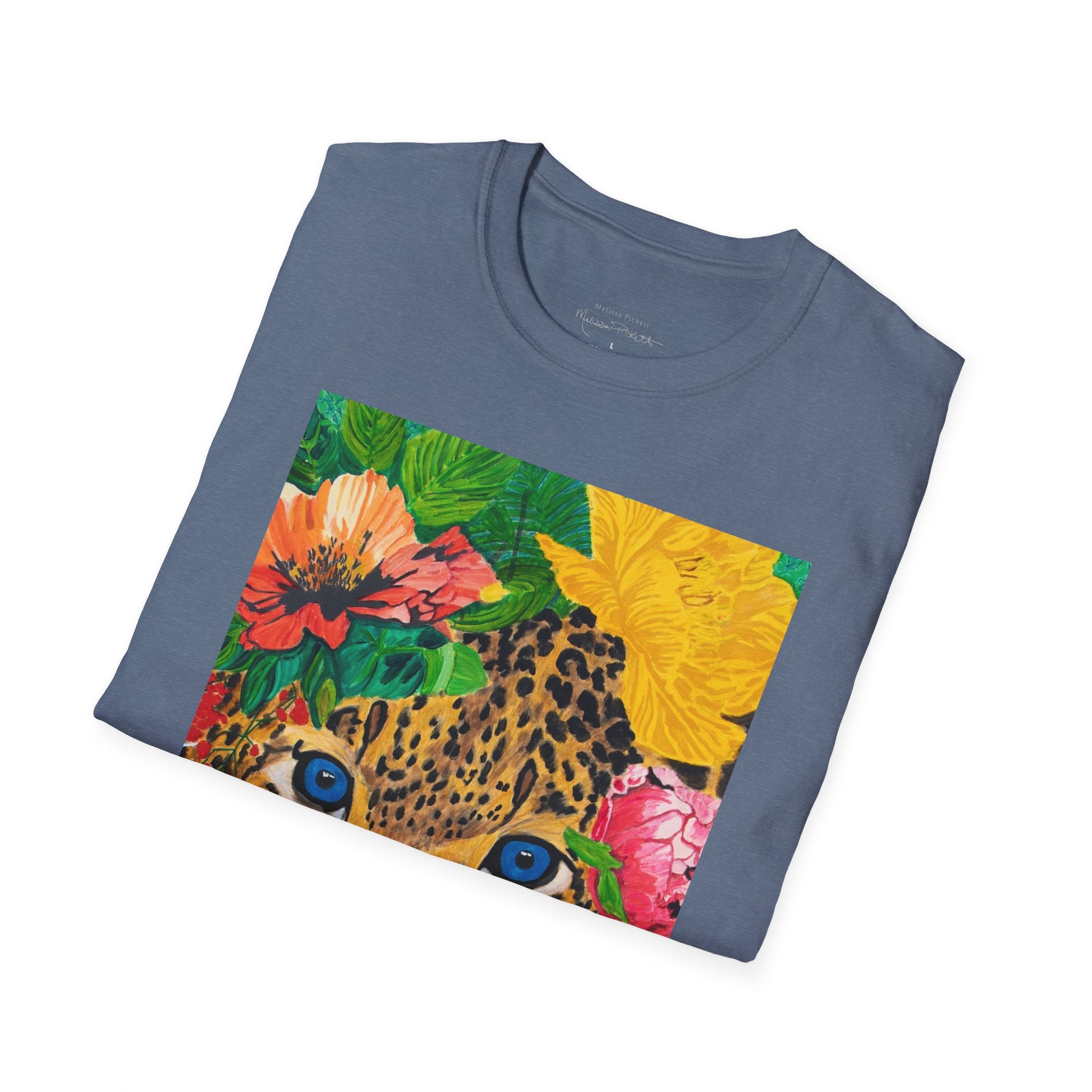 Jaguar & Flowers | Unisex Softstyle T-Shirt