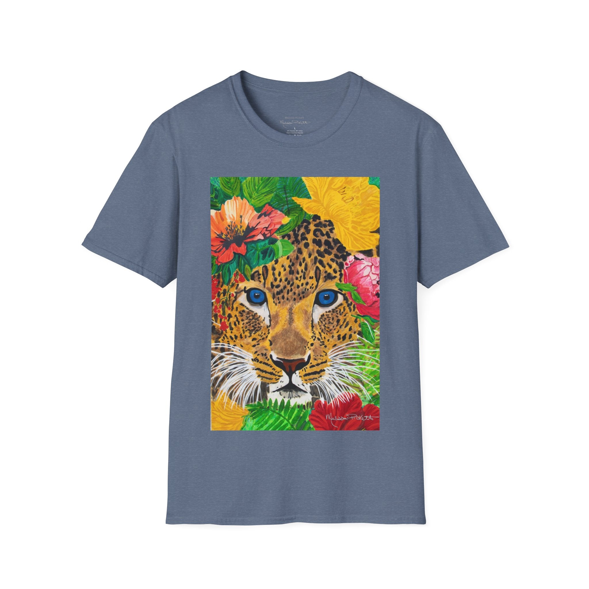 Jaguar & Flowers | Unisex Softstyle T-Shirt