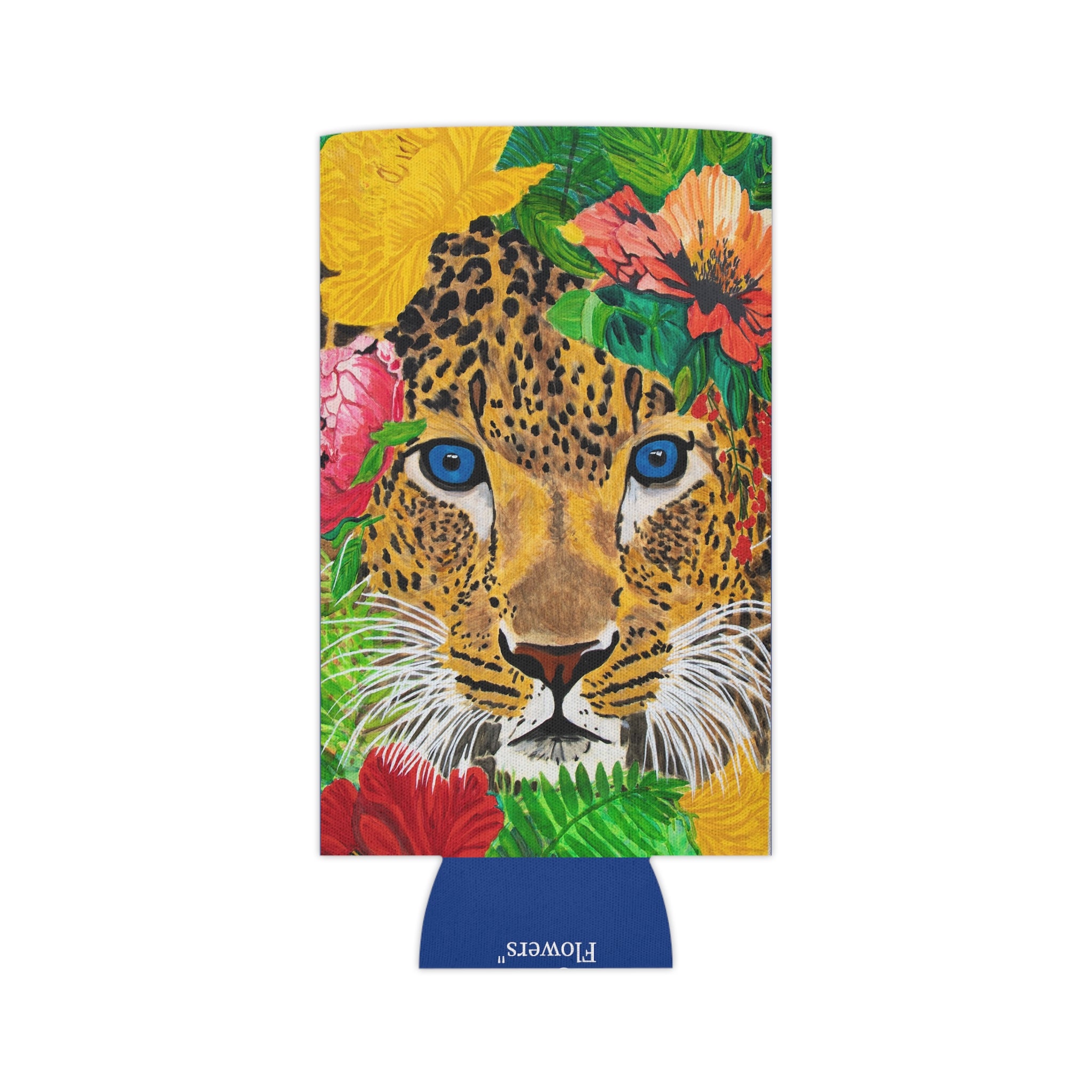 Jaguar & Flowers | Can Cooler