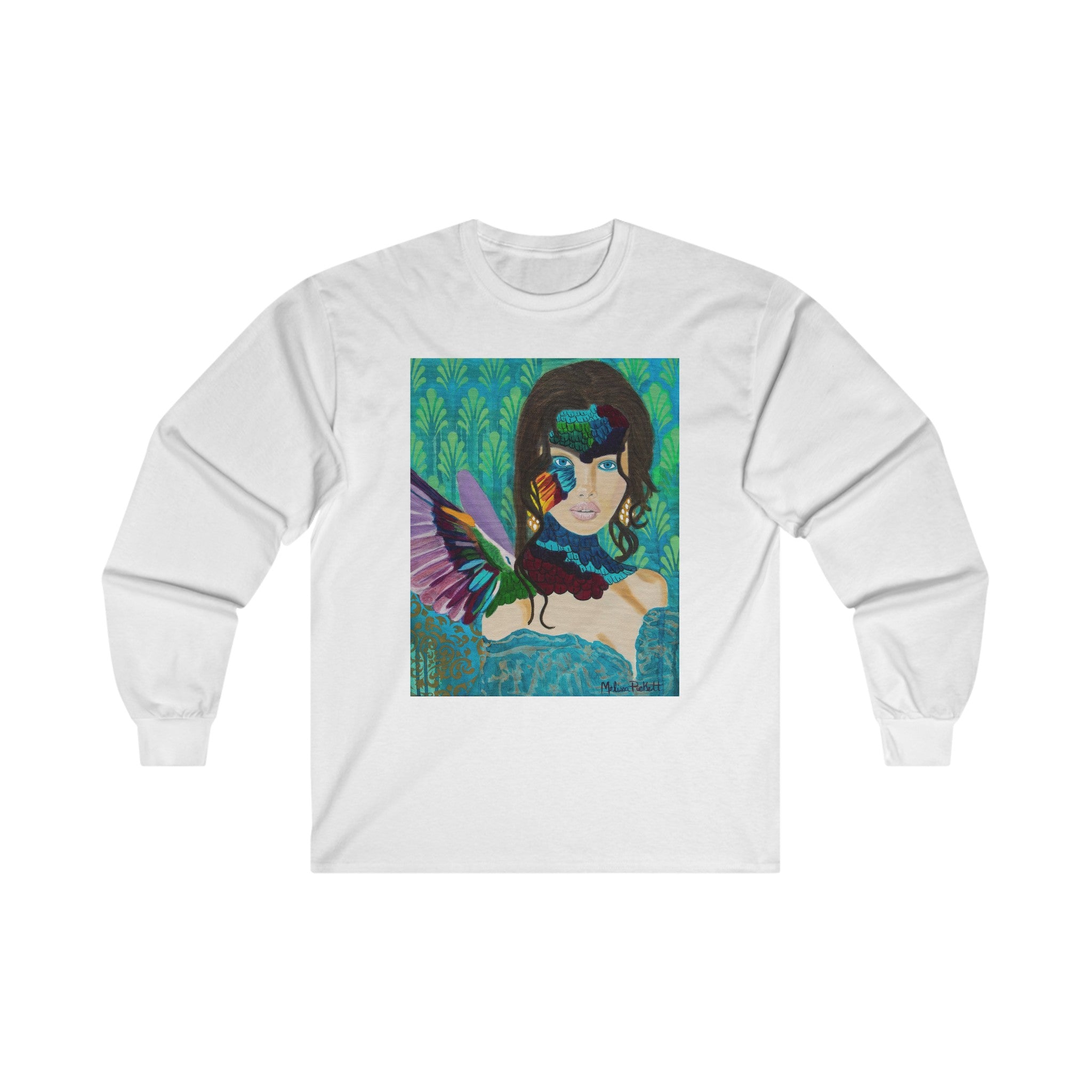 Hummingbird Lady | Unisex Ultra Cotton Long Sleeve Tee