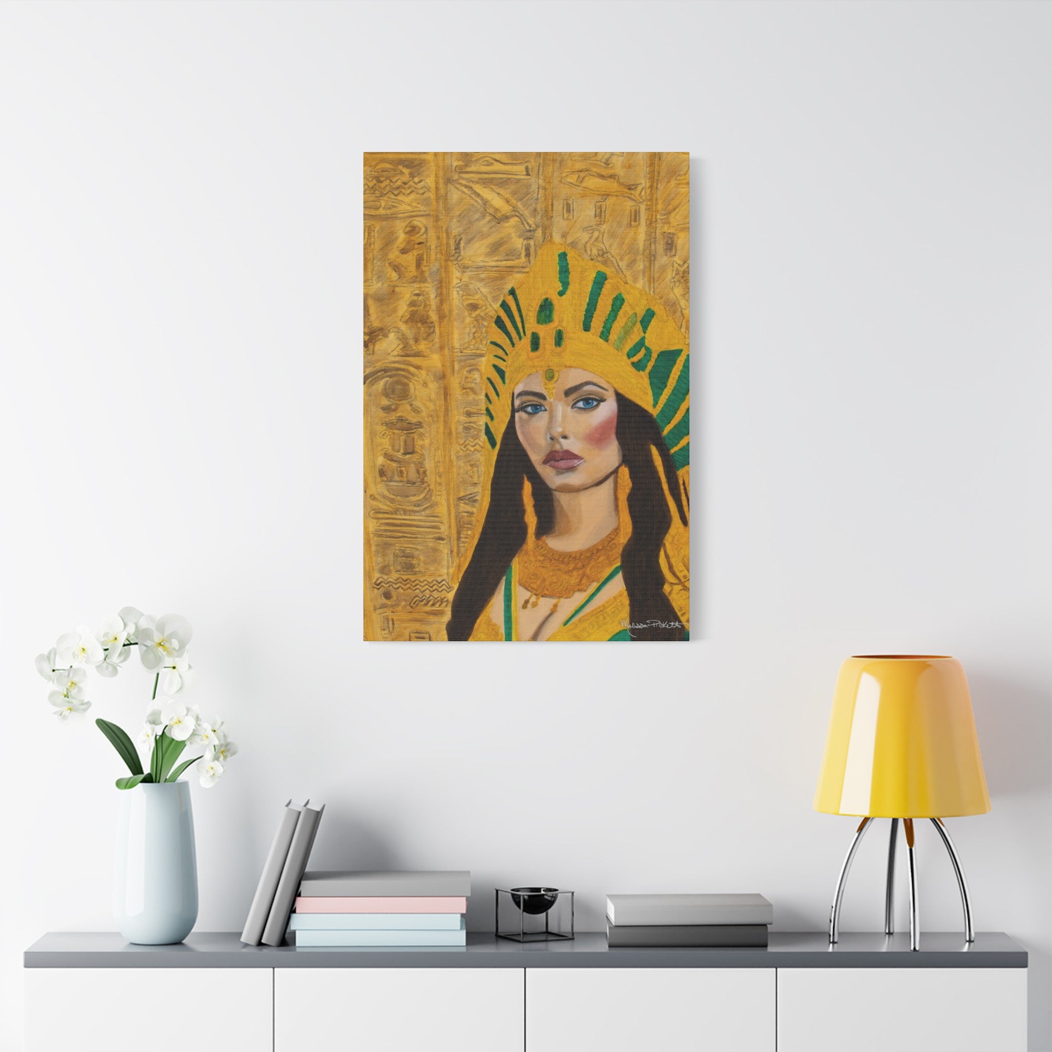 Cleopatra | Satin Canvas, Stretched