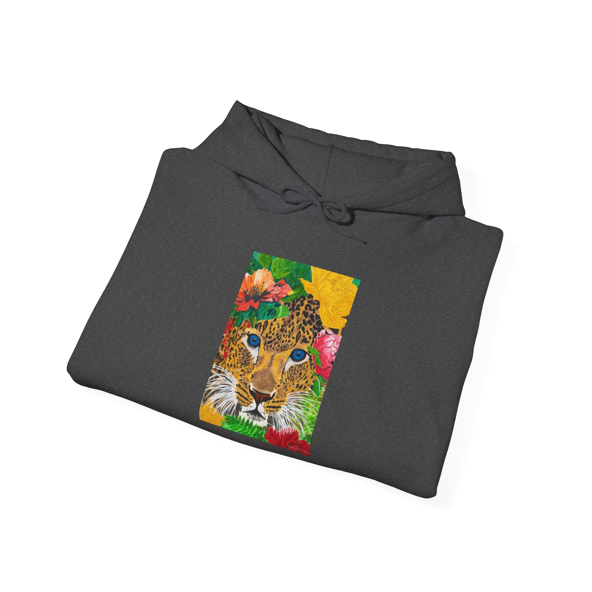 Jaguar & Flowers | Unisex Heavy Blend™ Hooded Sweatshirt