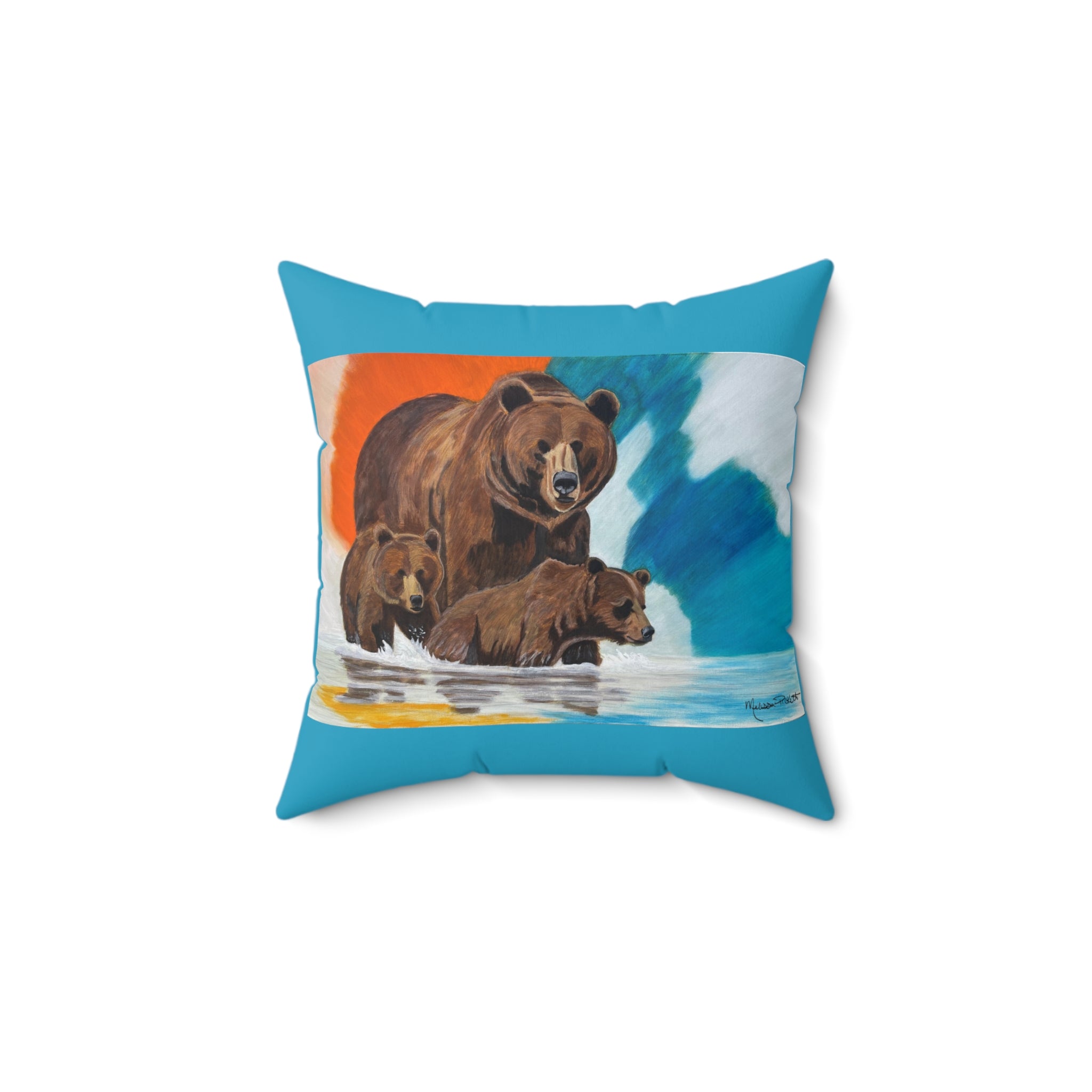 Mother Bear | Spun Polyester Square Pillow