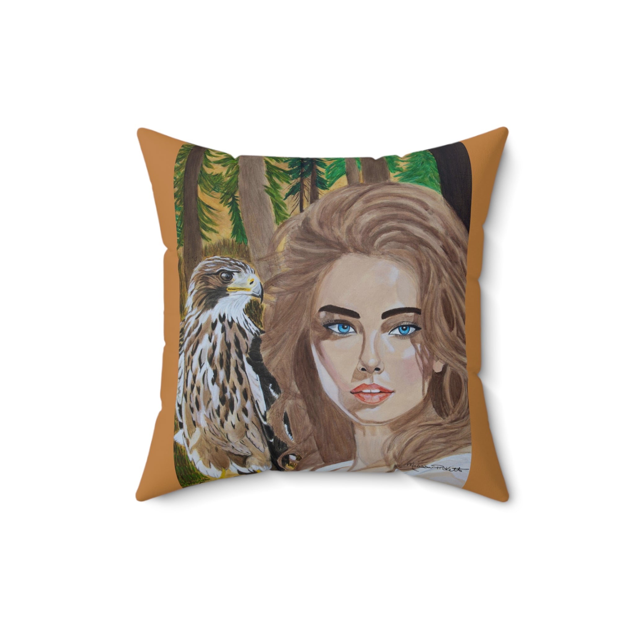 Sarah & Charlie | Spun Polyester Square Pillow