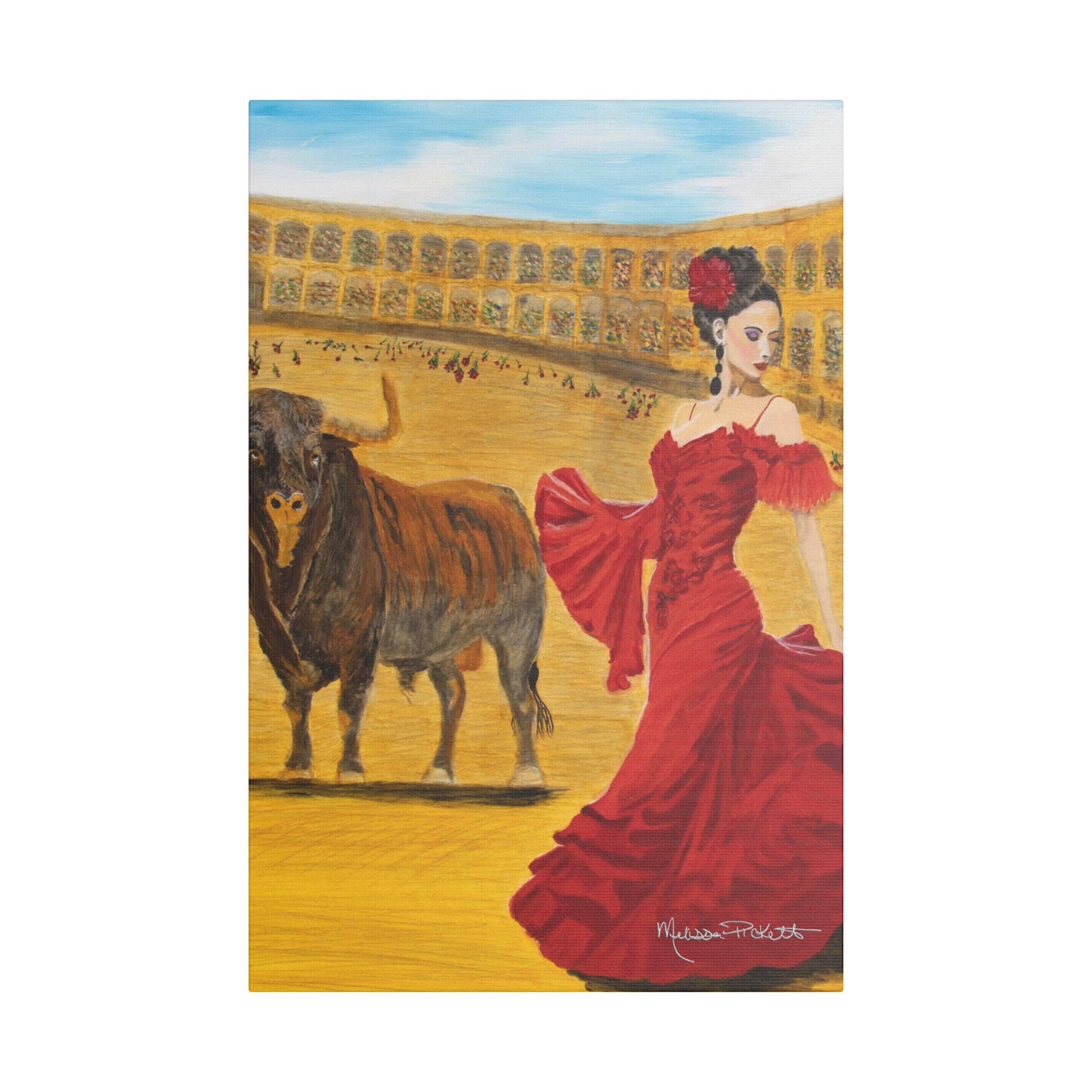 Olé Dance | Satin Canvas, Stretched