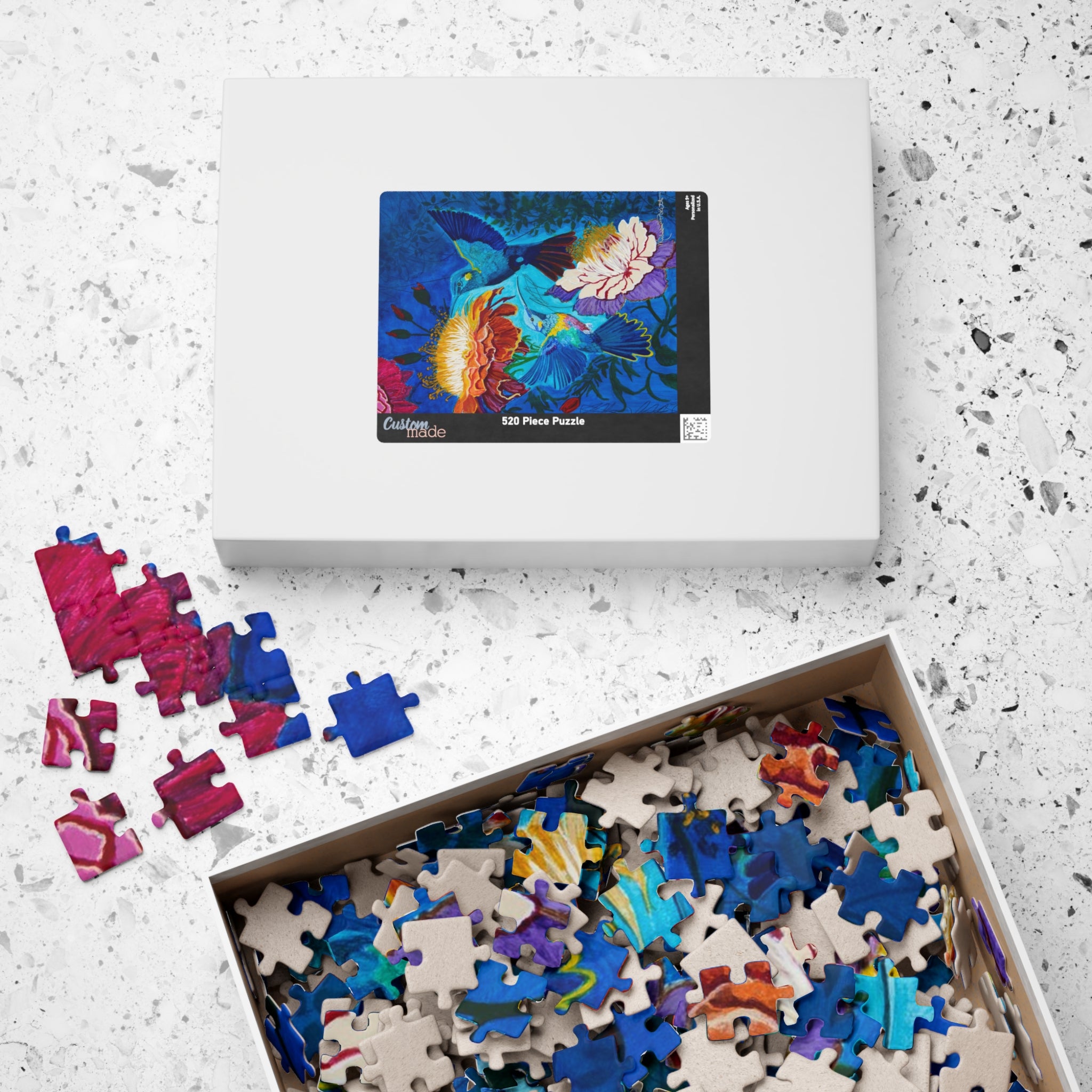 Pair of Hummingbirds | Puzzle (110, 252, 520, 1014-piece)