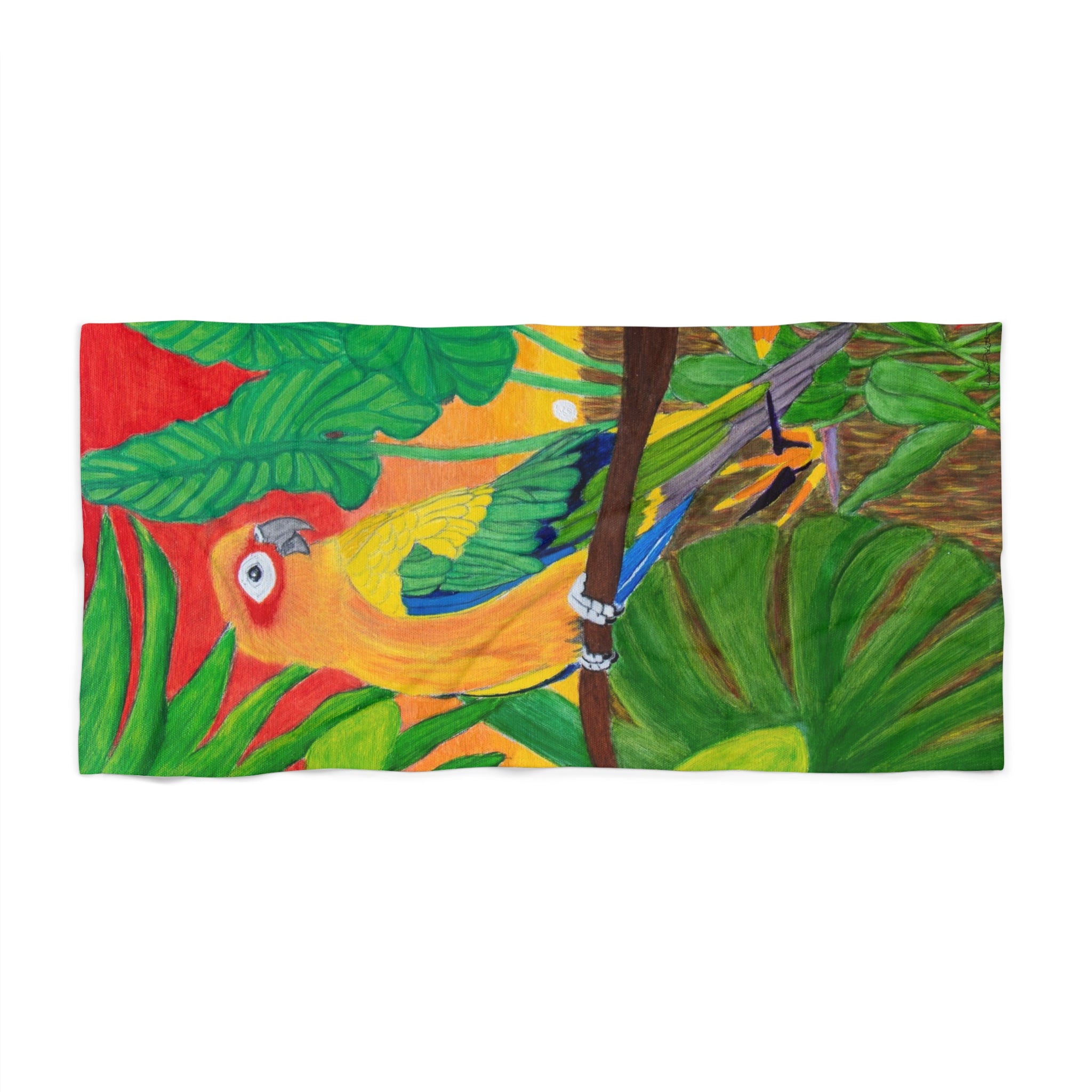 Sun Conure | Beach Towel