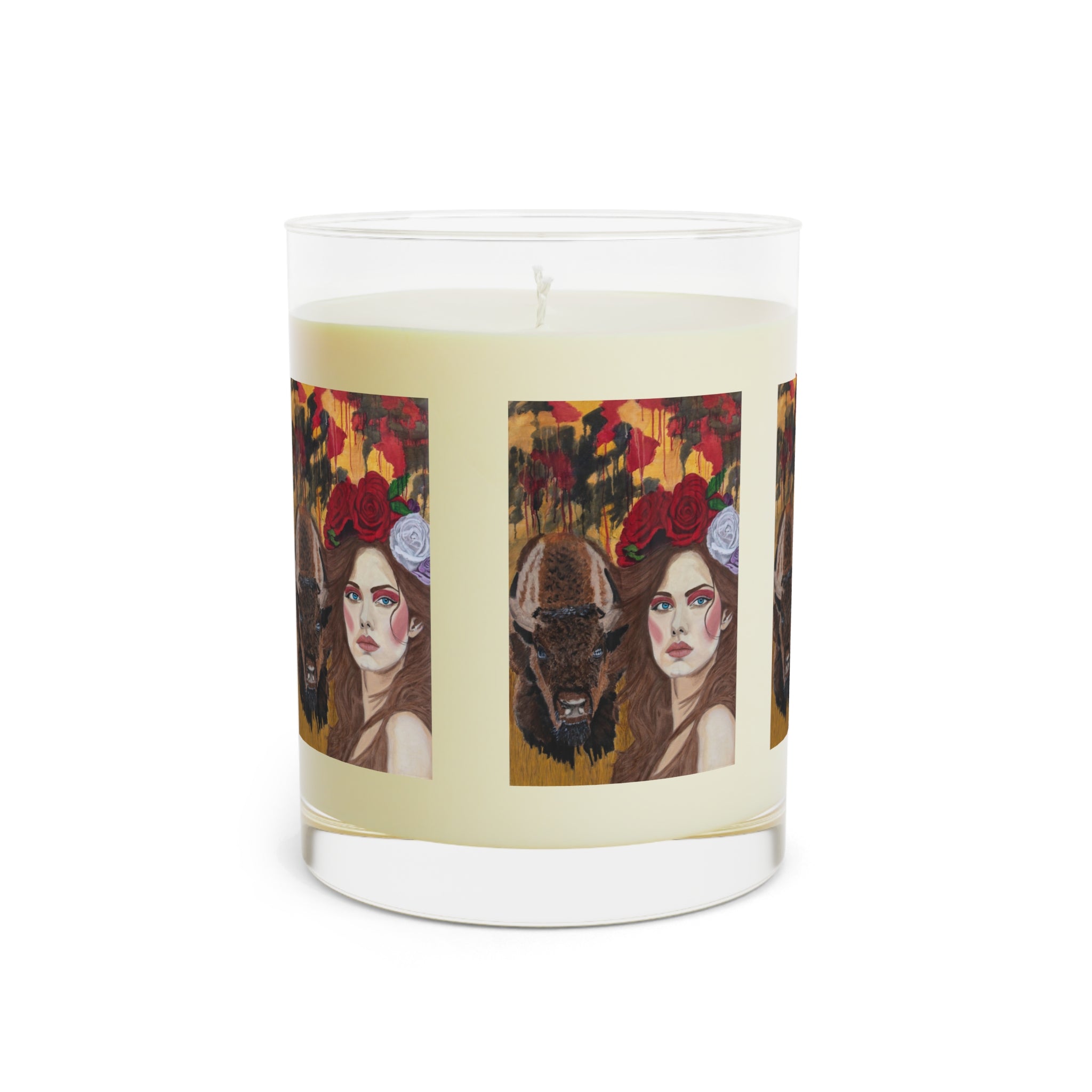 Woman & Bison | Scented Candle - Full Glass, 11oz