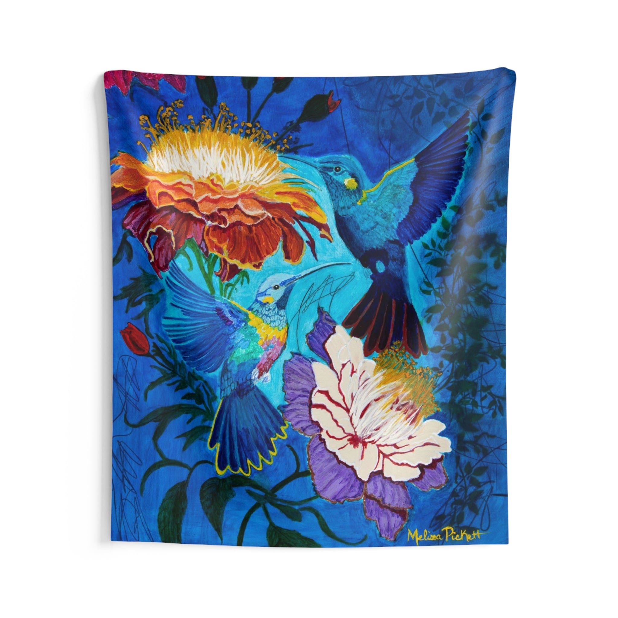 Pair of Hummingbirds | Indoor Wall Tapestries