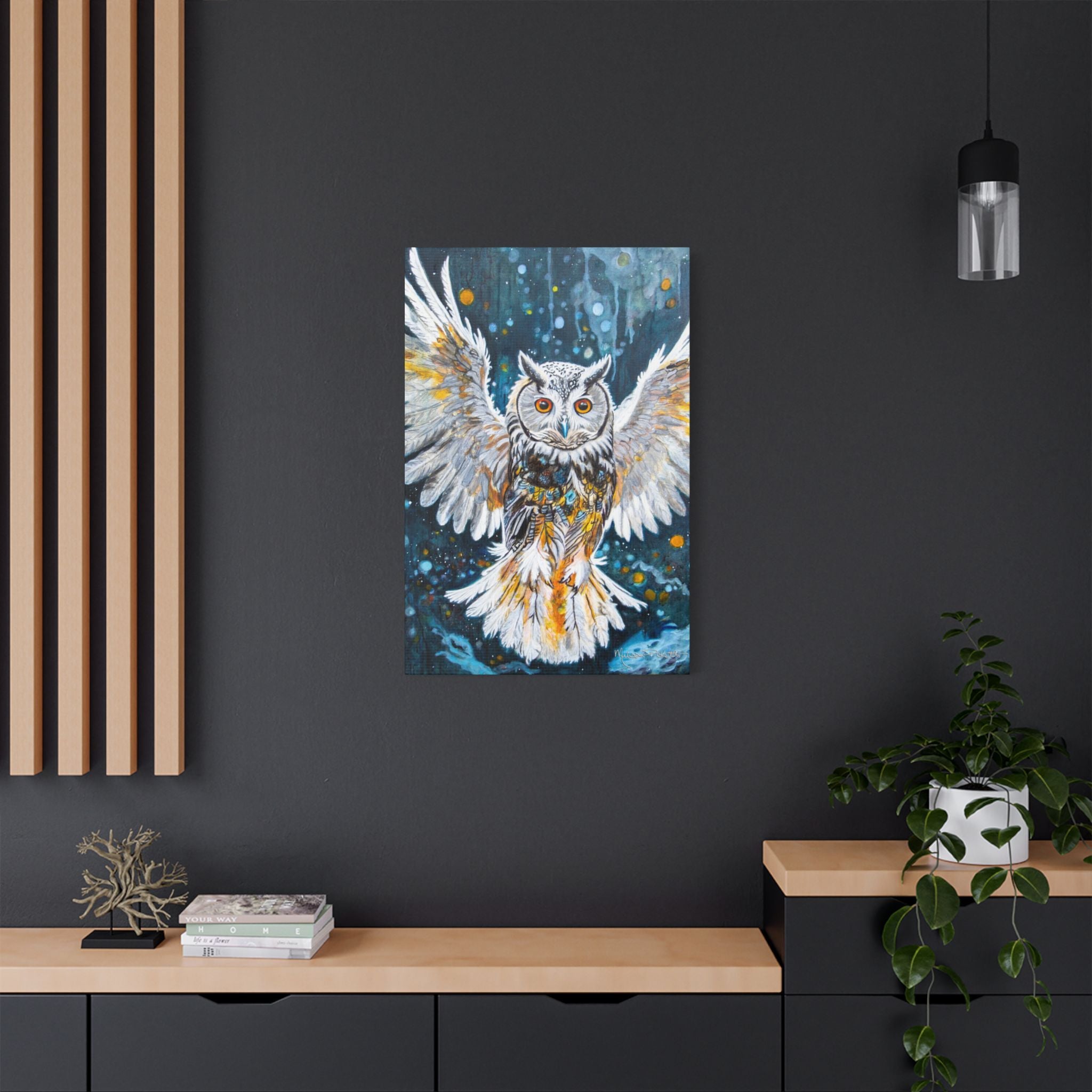 Winston | Satin Canvas, Stretched
