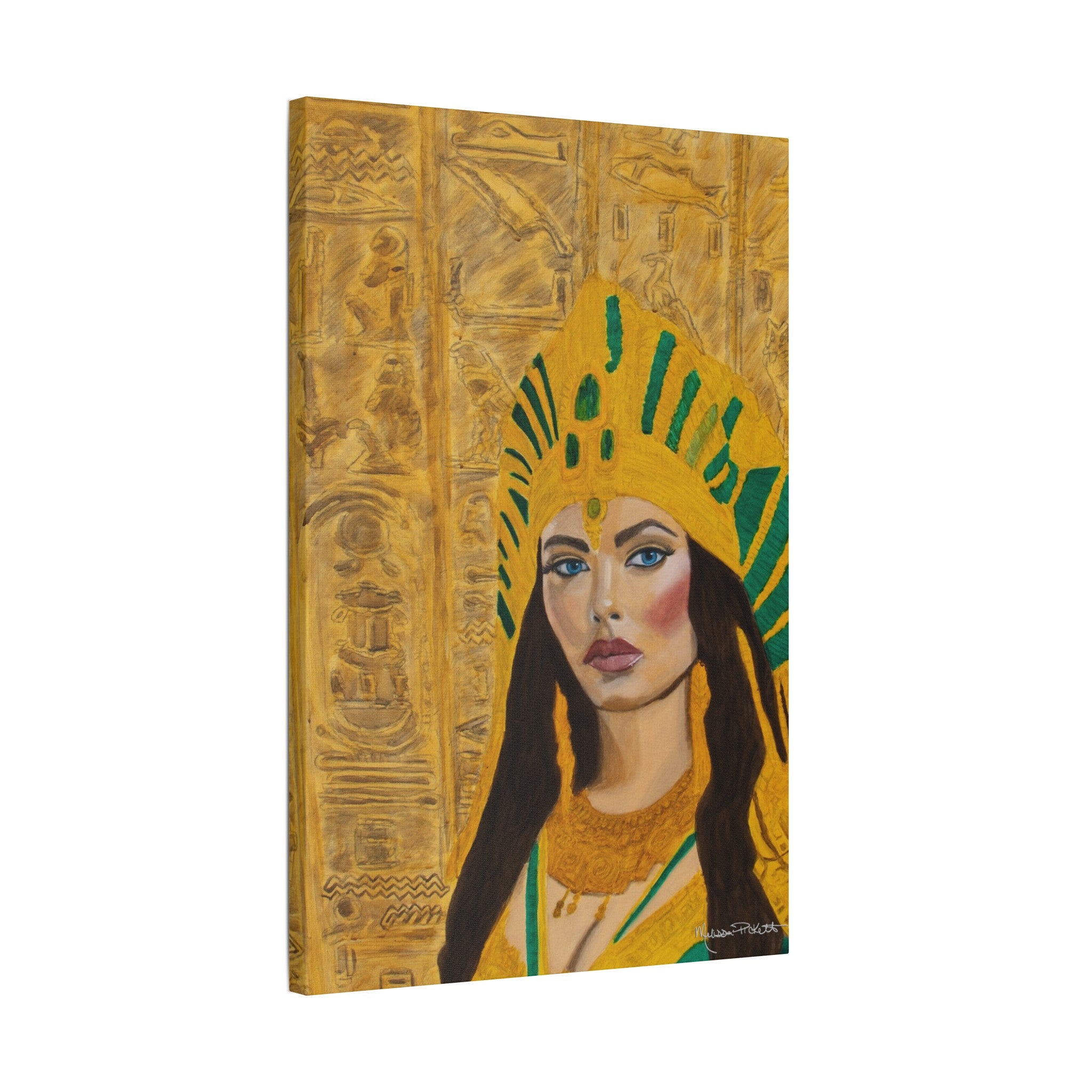 Cleopatra | Satin Canvas, Stretched