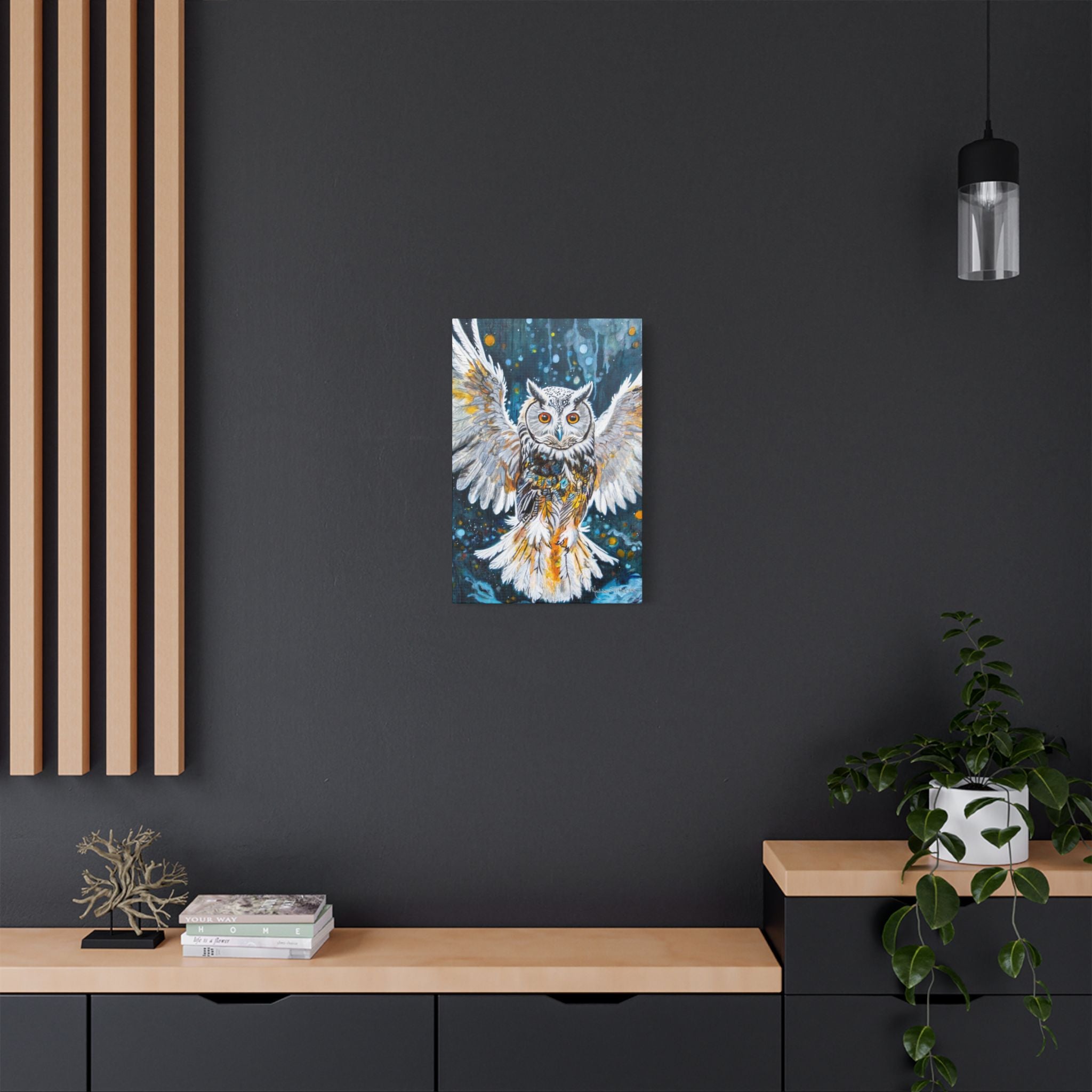 Winston | Satin Canvas, Stretched