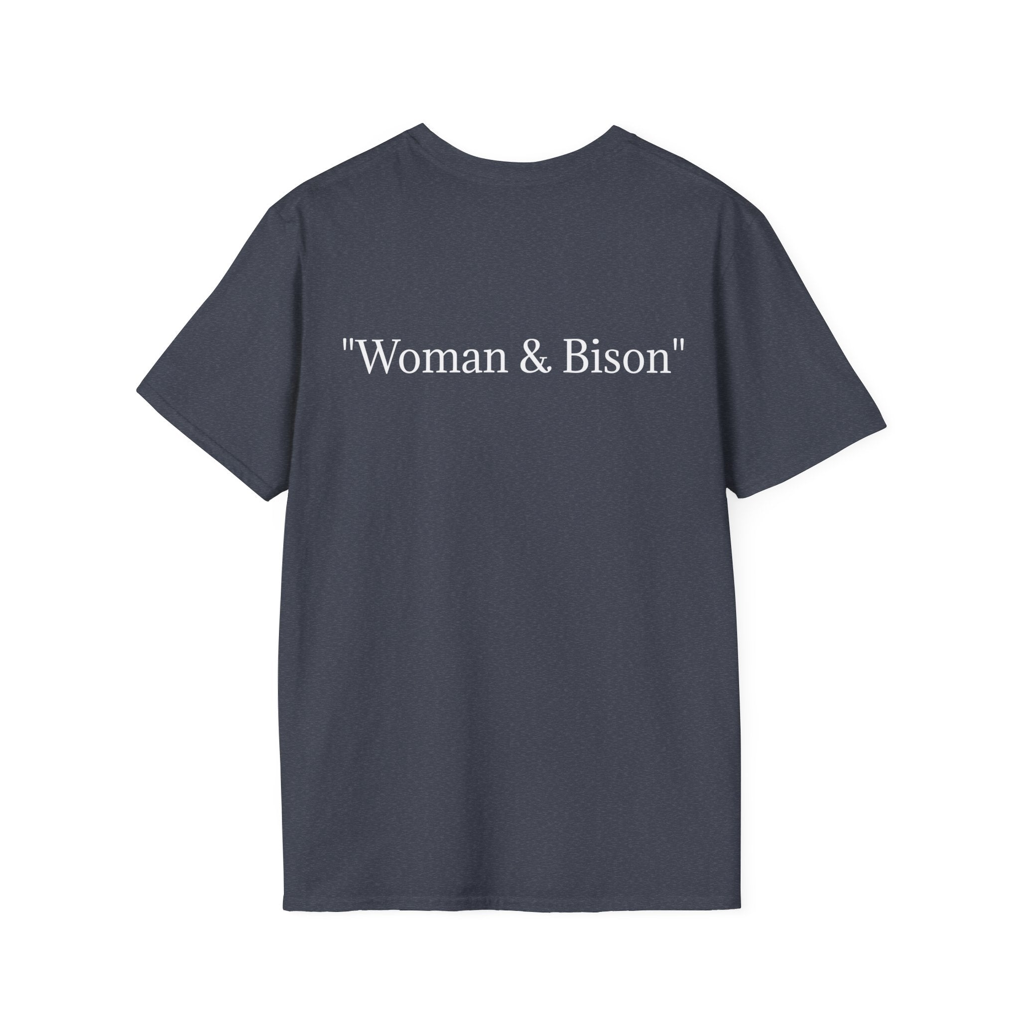 Woman & Bison | Unisex Softstyle T-Shirt