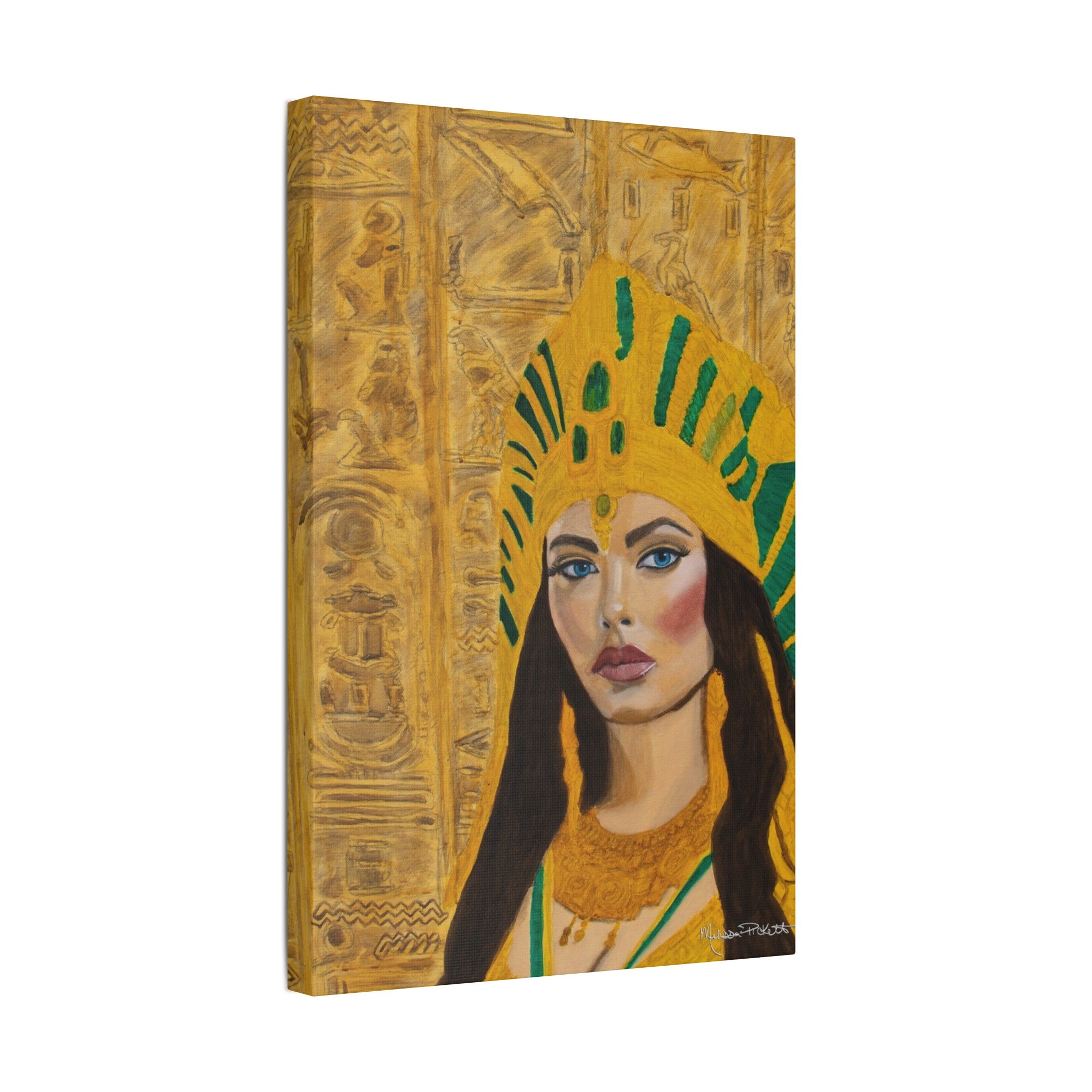 Cleopatra | Satin Canvas, Stretched