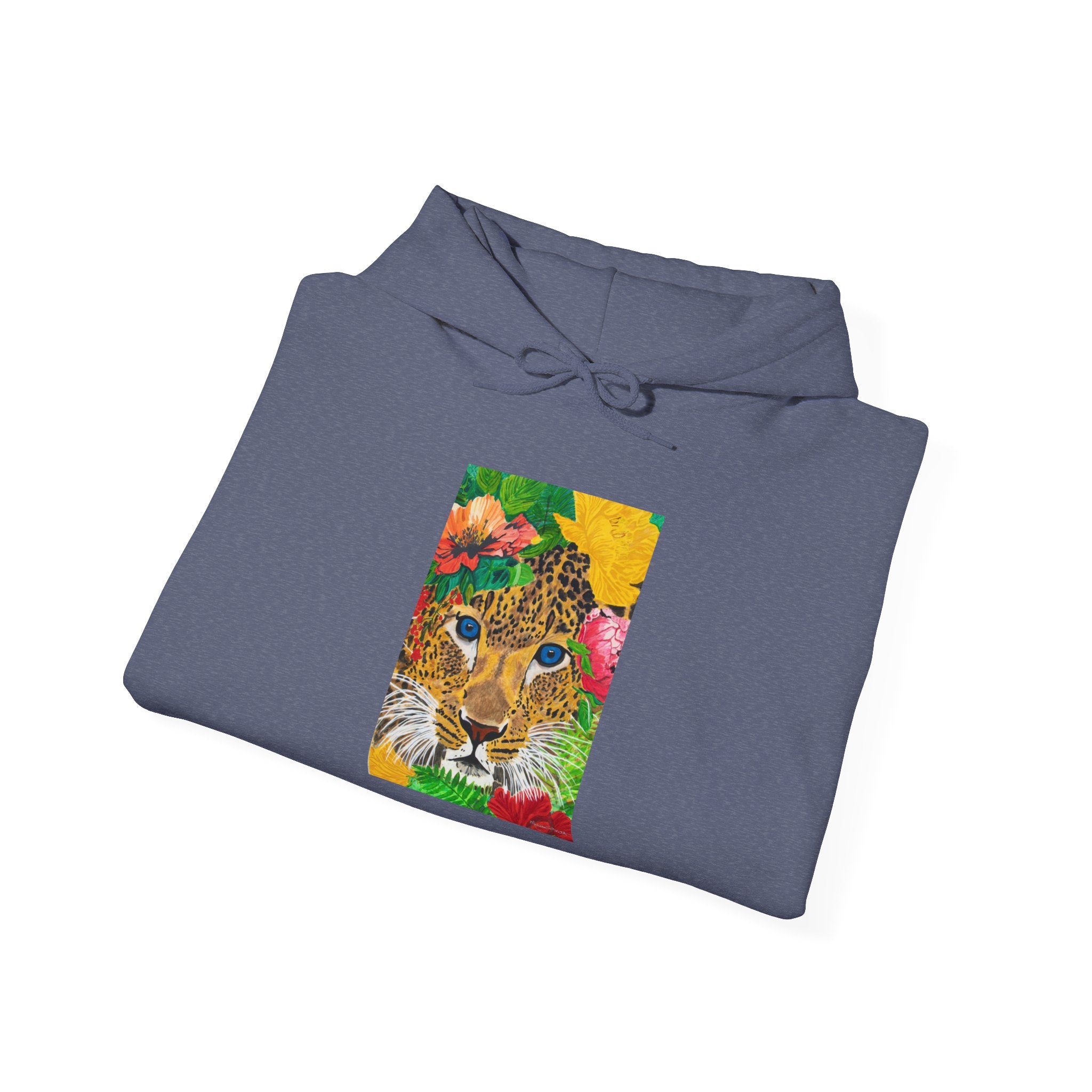 Jaguar & Flowers | Unisex Heavy Blend™ Hooded Sweatshirt