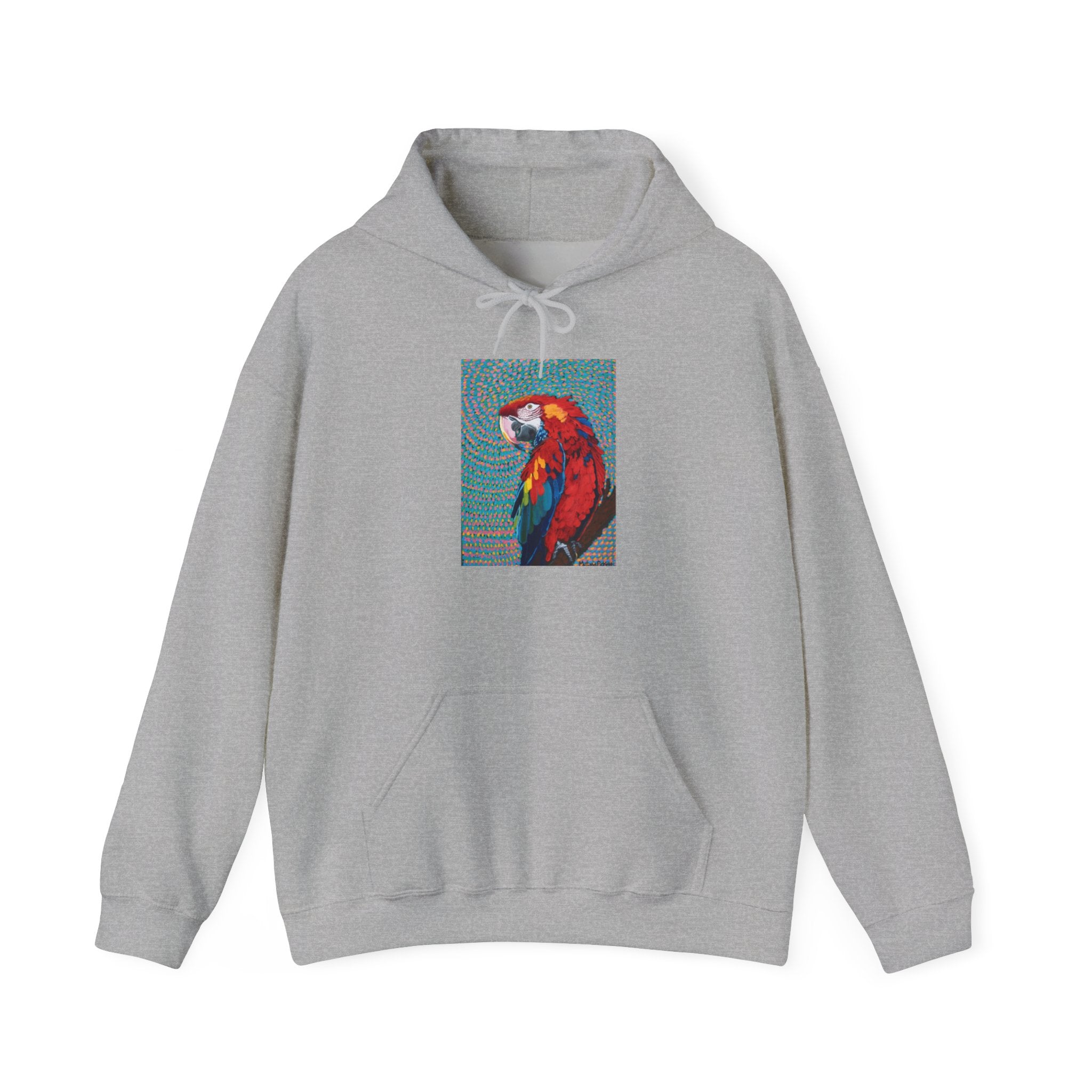 Scarlet Spiral/Directional Scarlet | Unisex Heavy Blend™ Hooded Sweatshirt