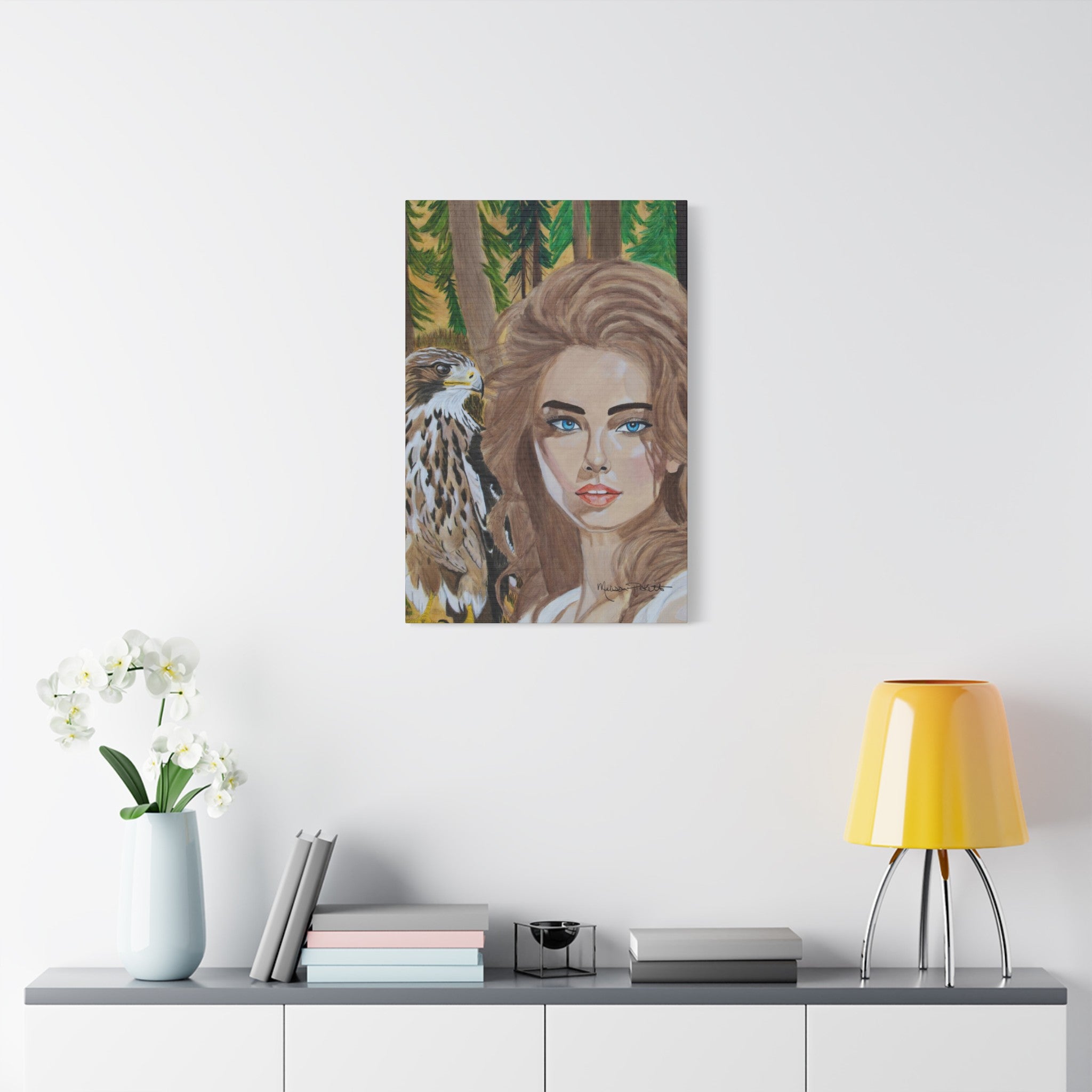 Sarah & Charlie | Satin Canvas, Stretched