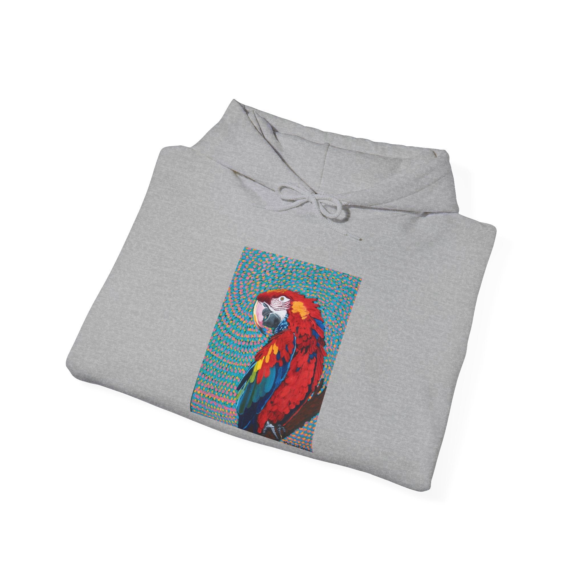 Scarlet Spiral/Directional Scarlet | Unisex Heavy Blend™ Hooded Sweatshirt