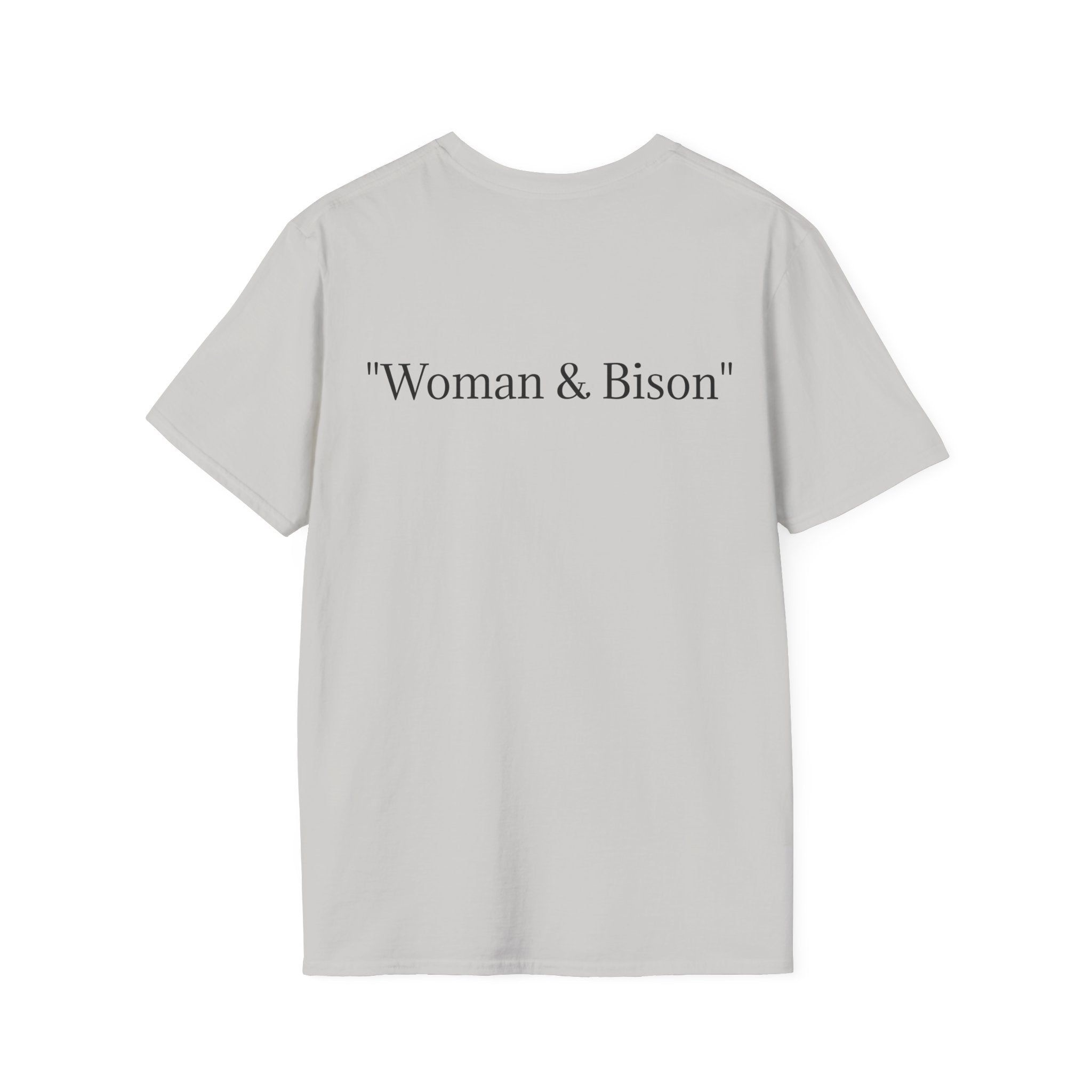 Woman & Bison | Unisex Softstyle T-Shirt