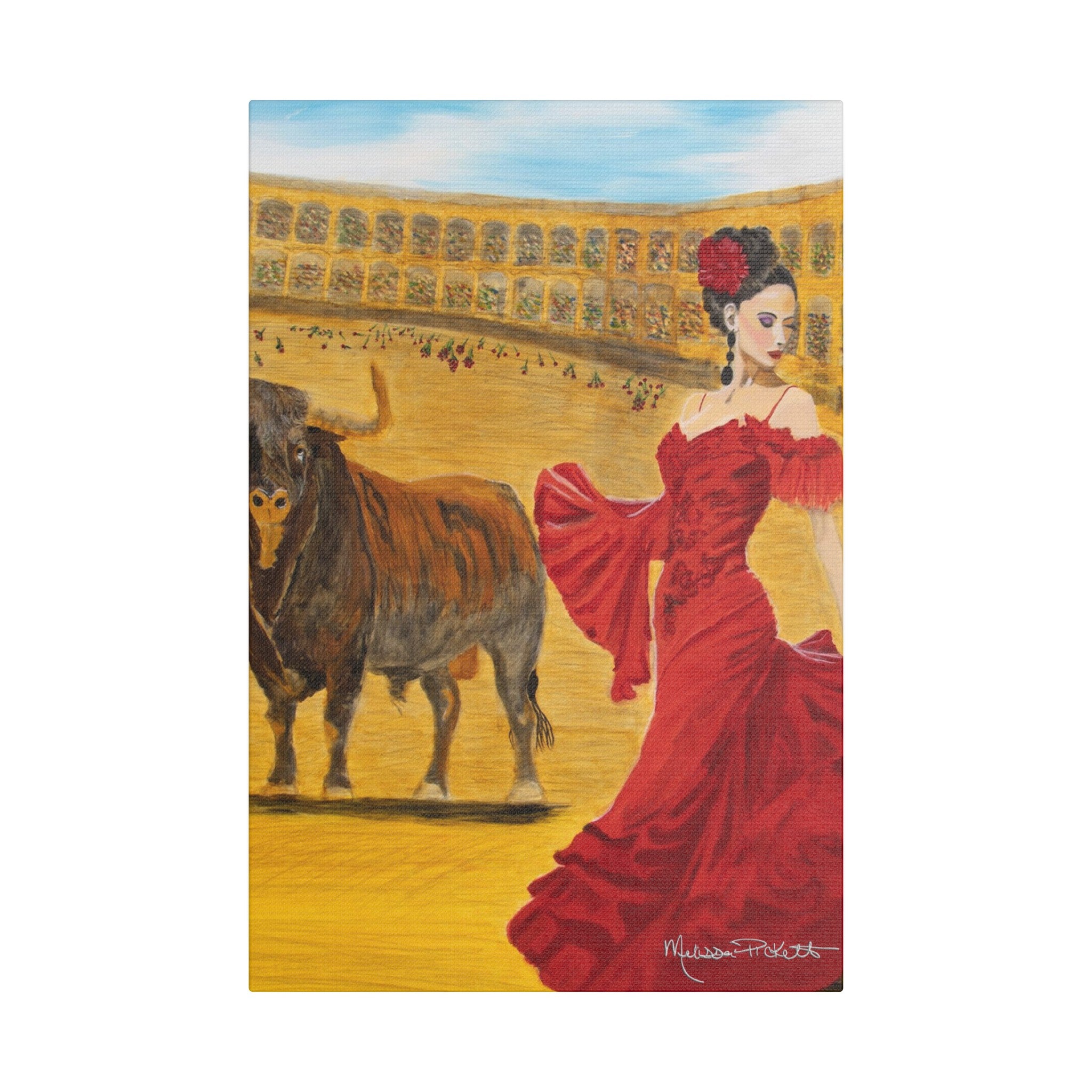 Olé Dance | Satin Canvas, Stretched