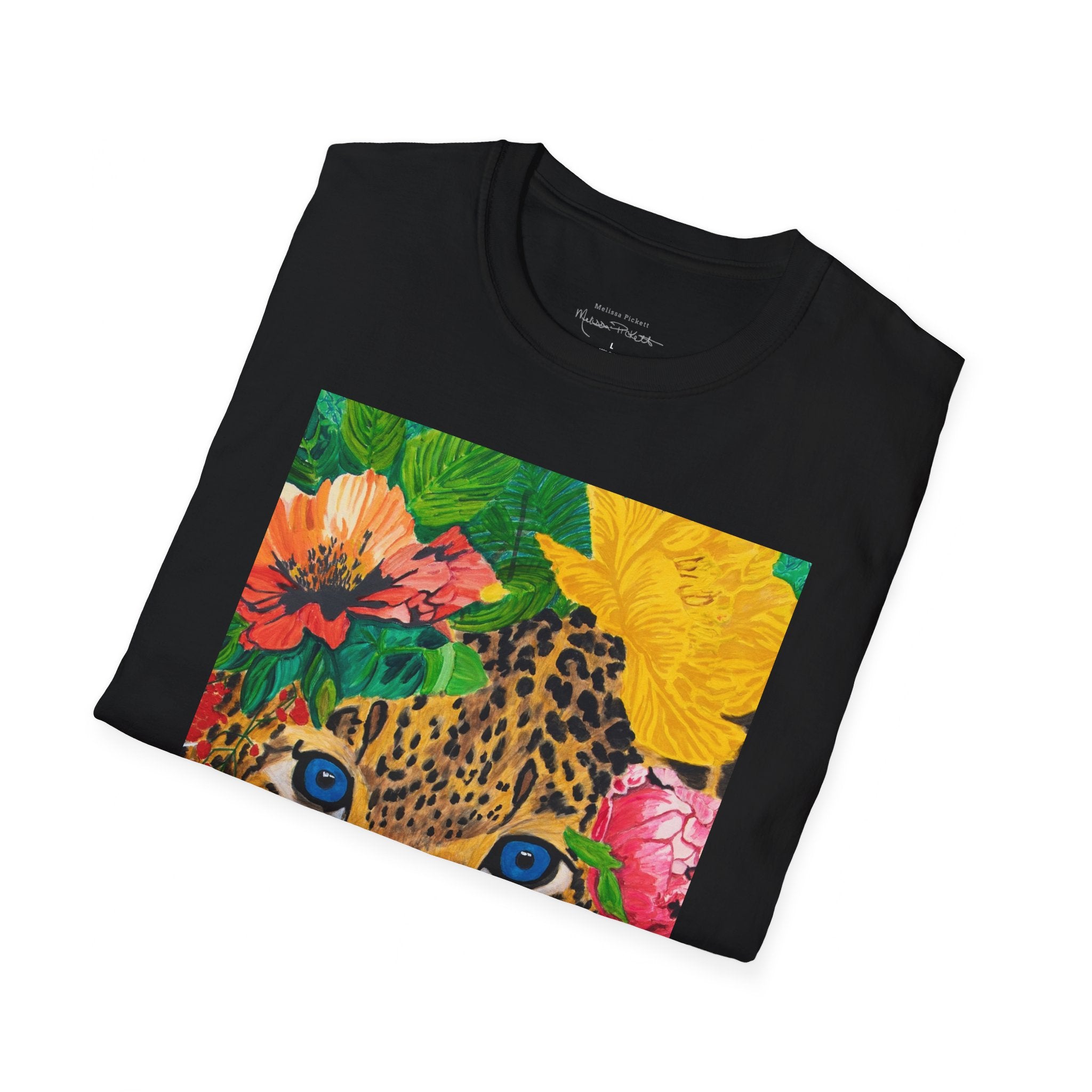 Jaguar & Flowers | Unisex Softstyle T-Shirt