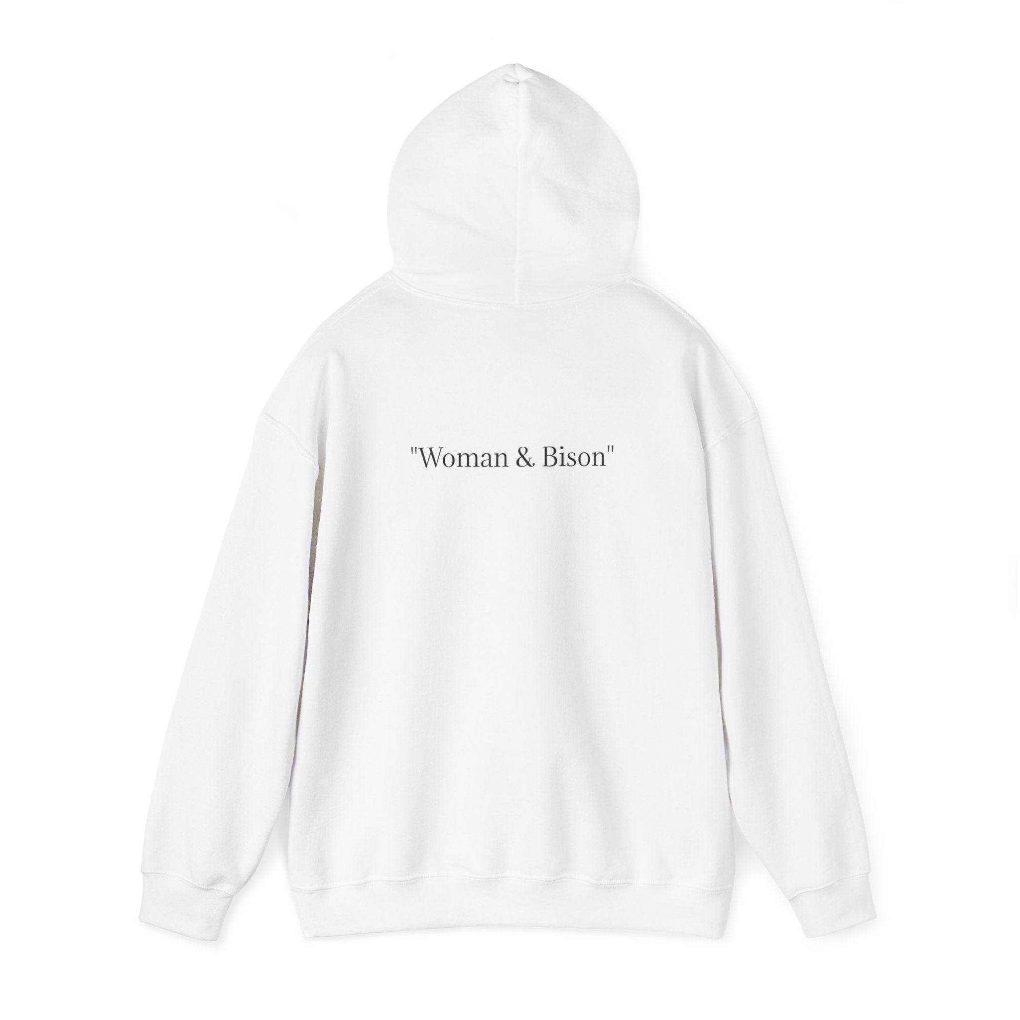 Woman & Bison | Unisex Heavy Blend™ Hooded Sweatshirt