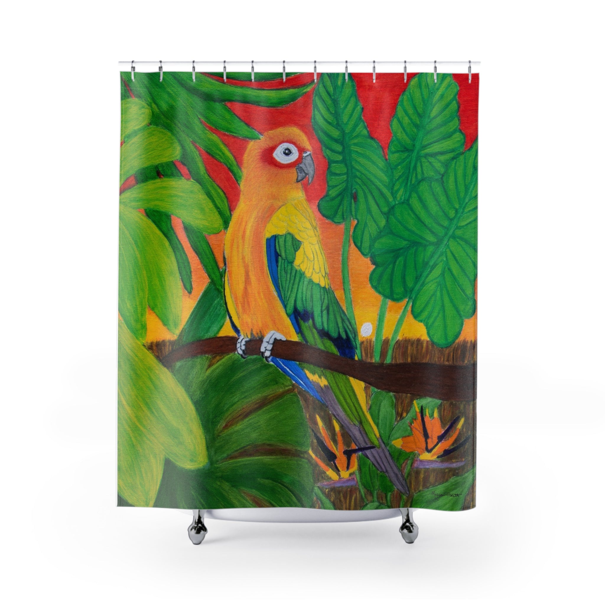 Sun Conure | Shower Curtains