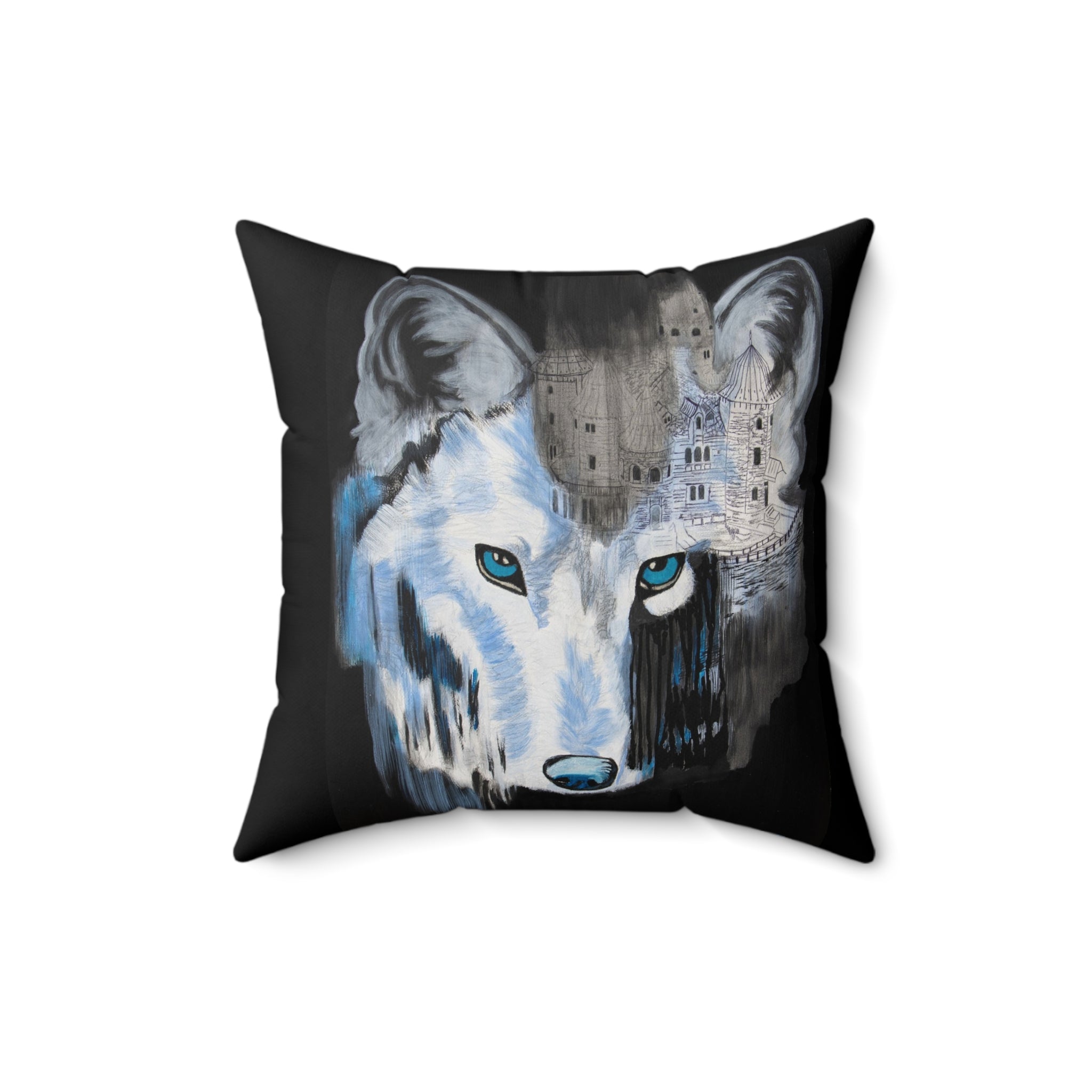 Wolftown | Spun Polyester Square Pillow