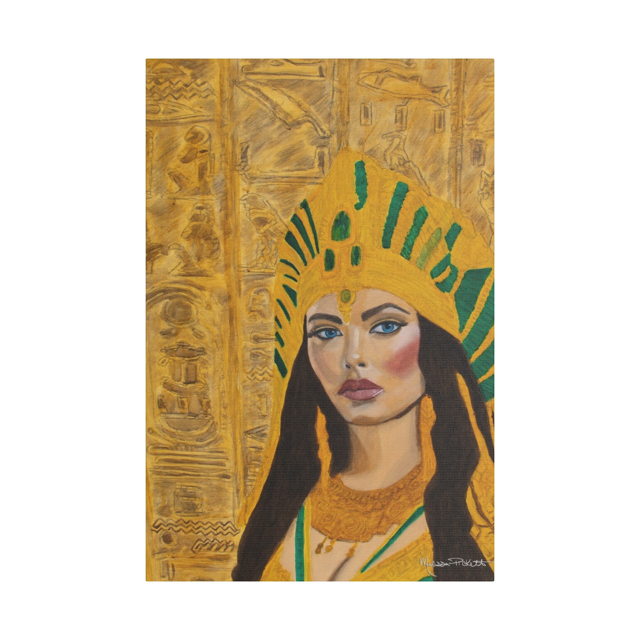 Cleopatra | Satin Canvas, Stretched